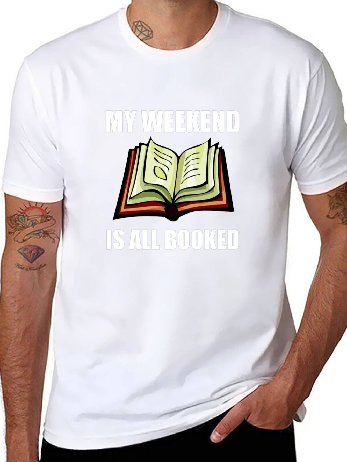 Black Weekend Booked T-Shirt - Reader Gift view 8
