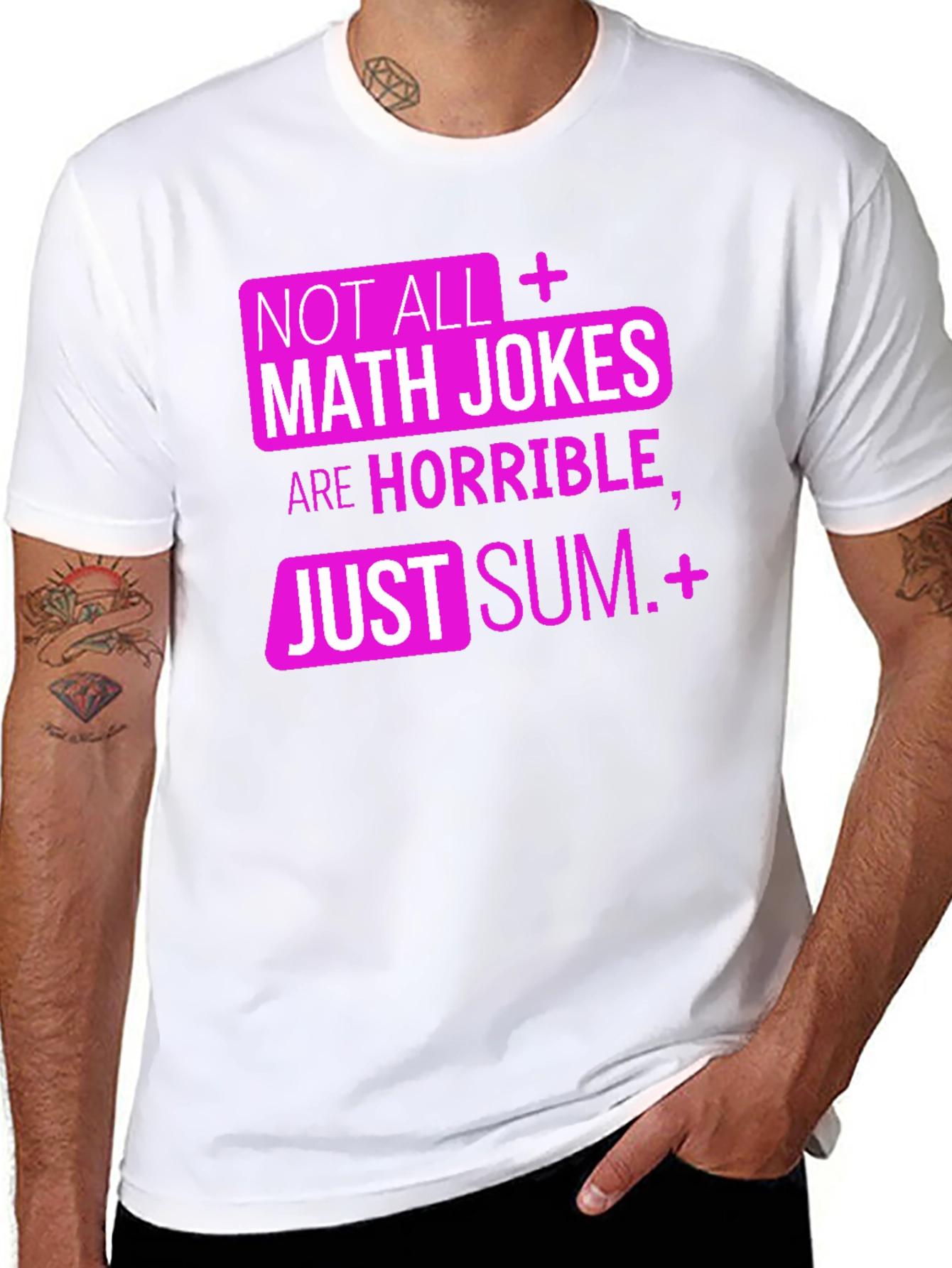 Black Math Jokes Tee - Sum Humor! view 8