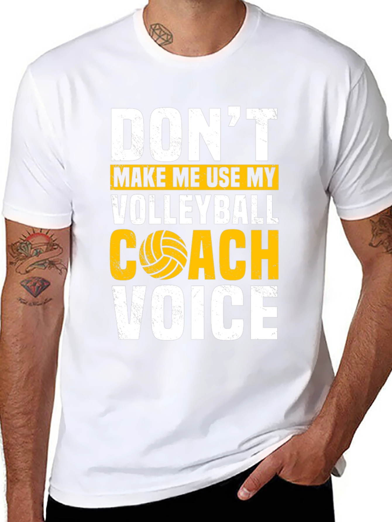 Black Volleyball Coach T-Shirt - Funny Warning Tee view 8