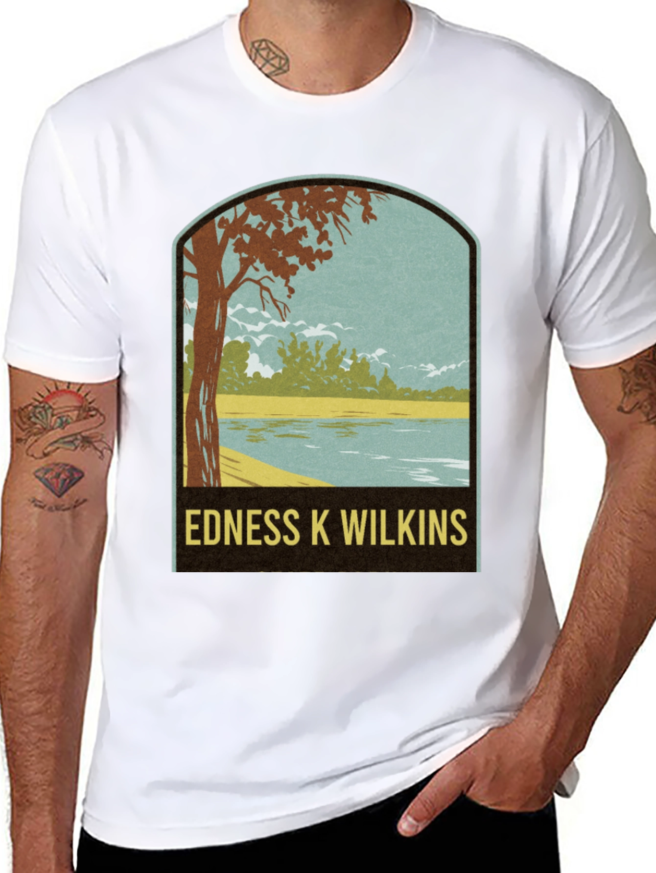 Black Edness K Wilkins Graphic Tee view 8