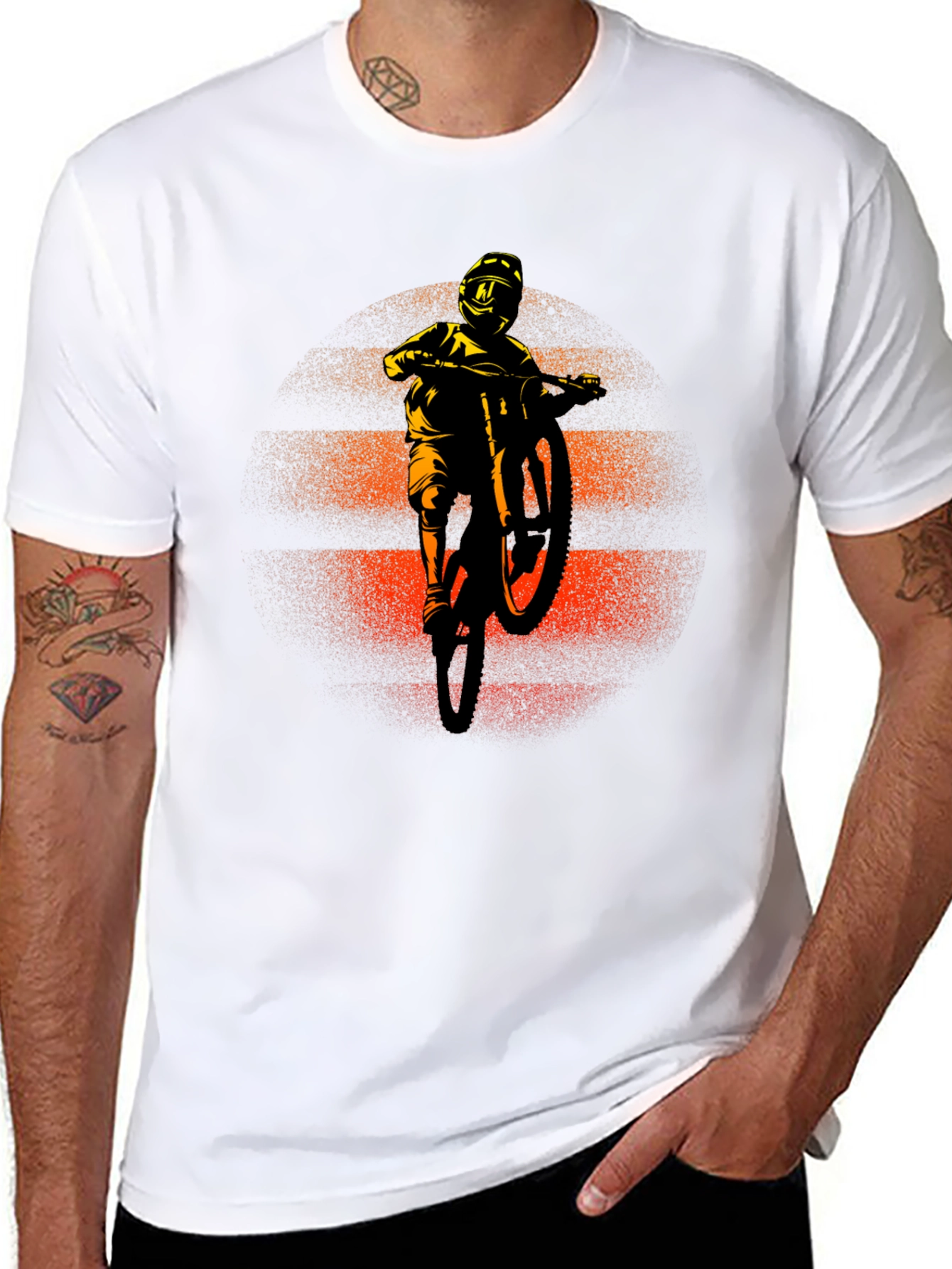 Black Mountain Biker Graphic Tee - Adventure Ready! view 8