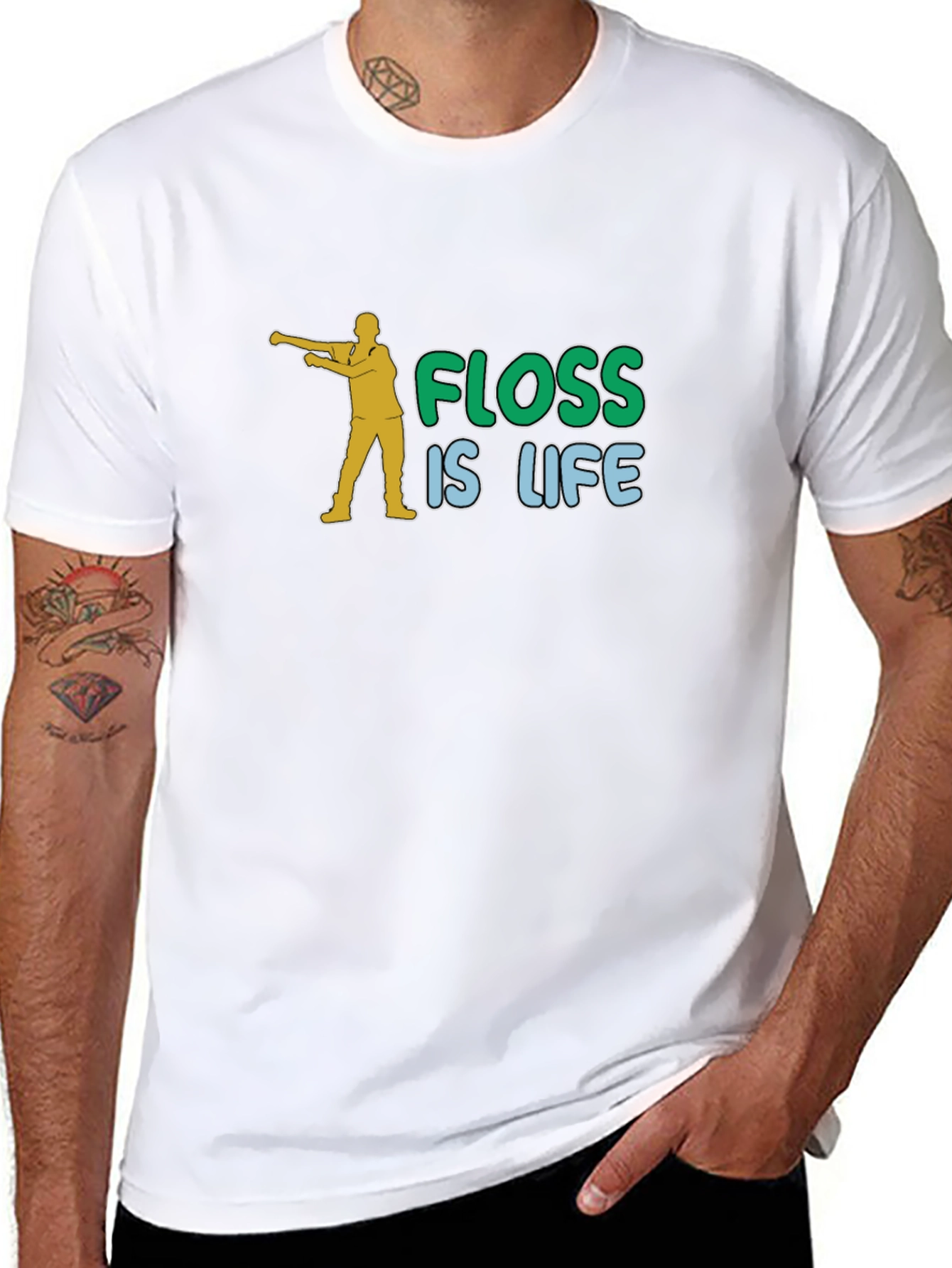 Black Floss Is Life Graphic T-Shirt view 8