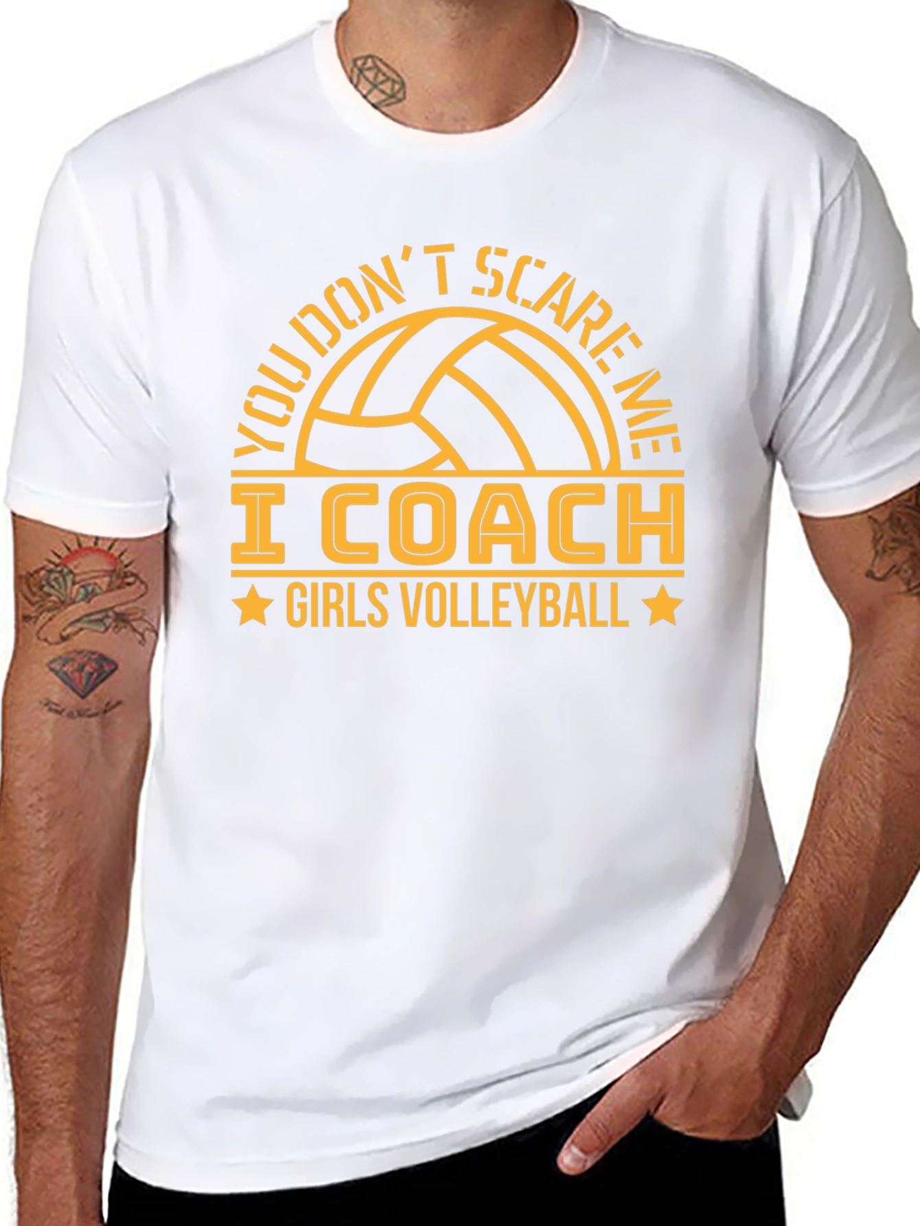 Black Girls Volleyball Coach T-Shirt Funny Graphic Tee view 8