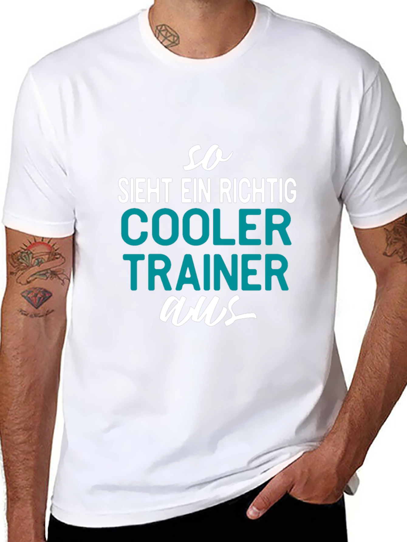 Black Cooler Trainer T-Shirt view 8