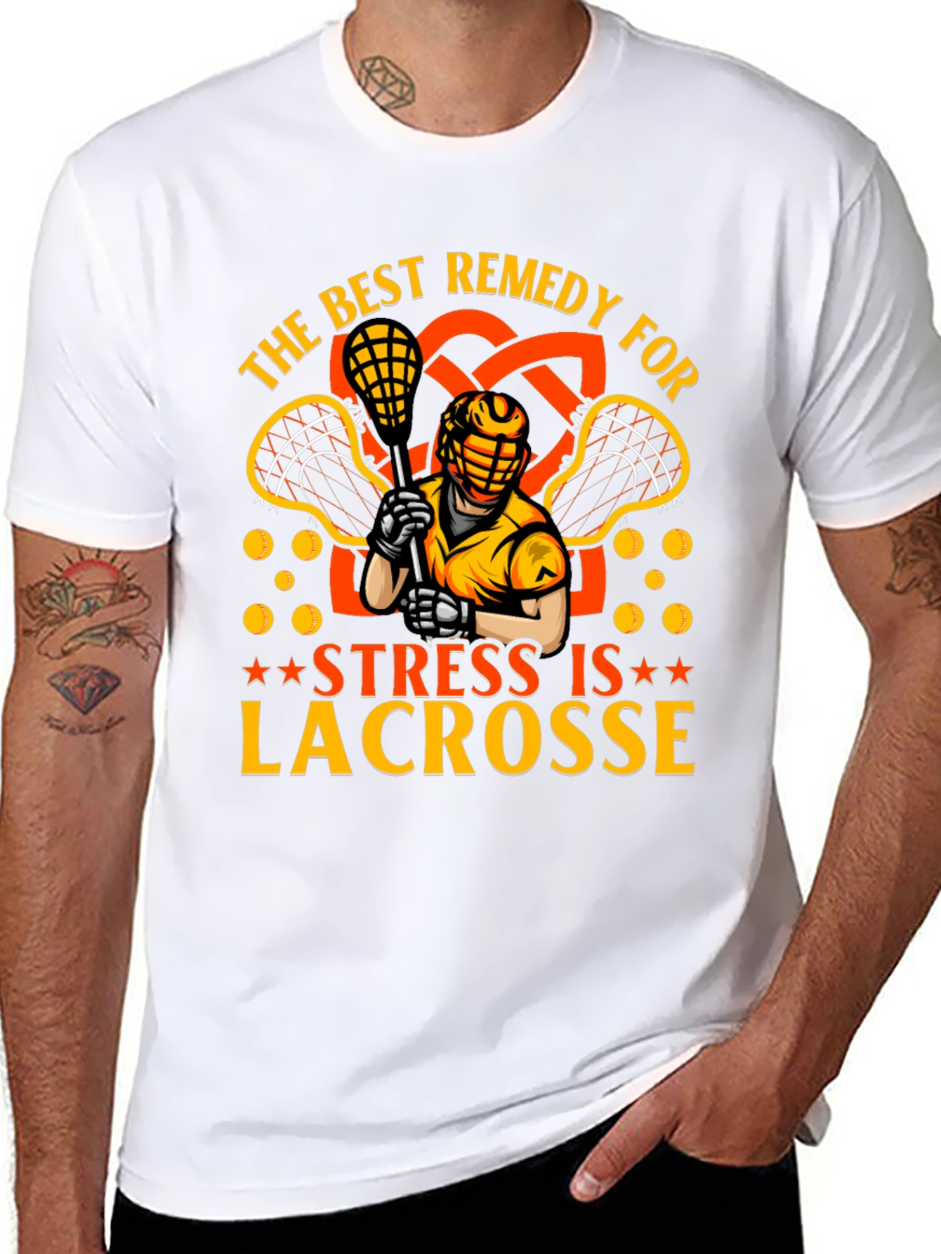 Lacrosse Stress Relief T-Shirt - 8