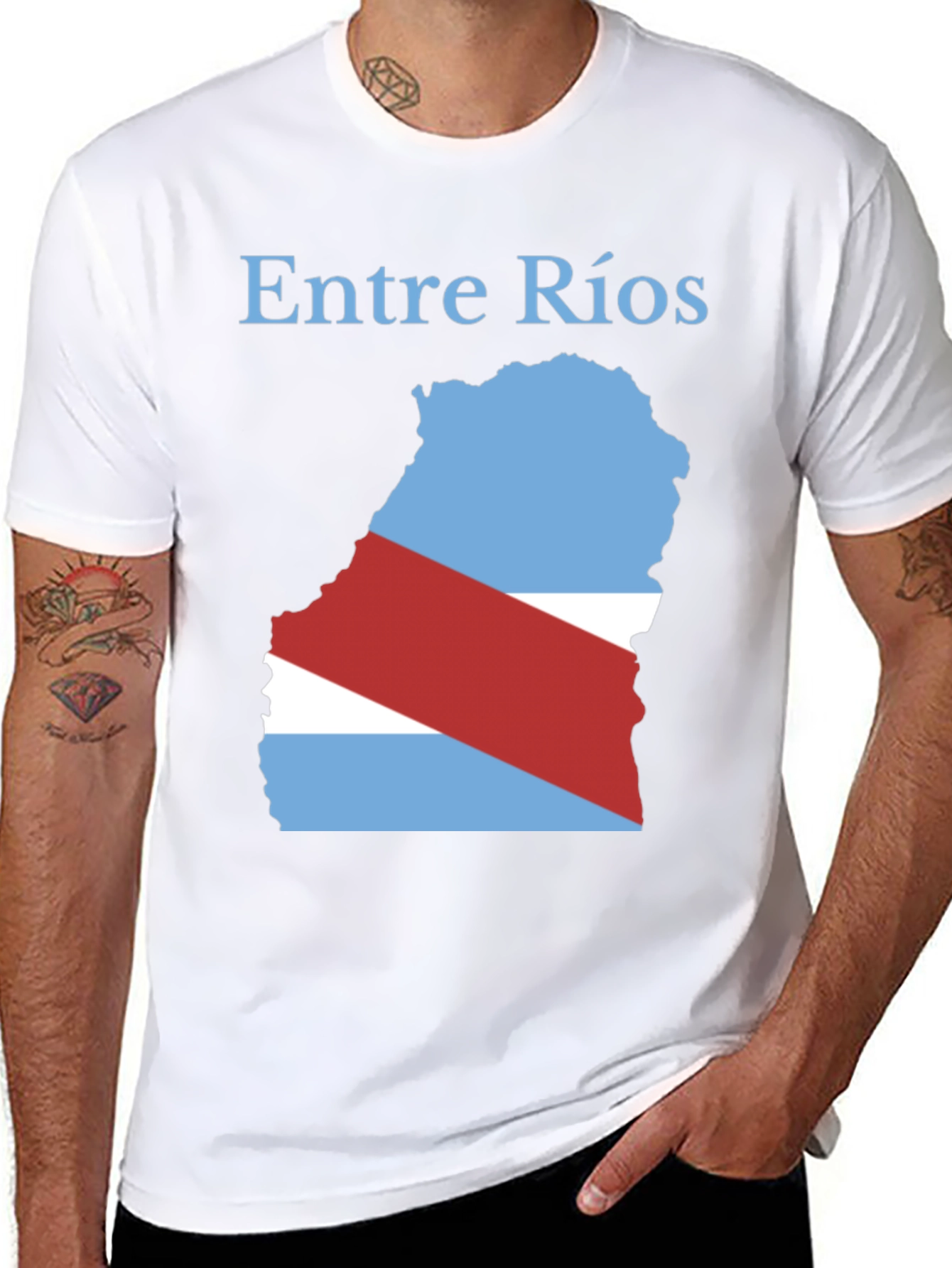 Black Entre Rios Argentina Province T-Shirt view 8