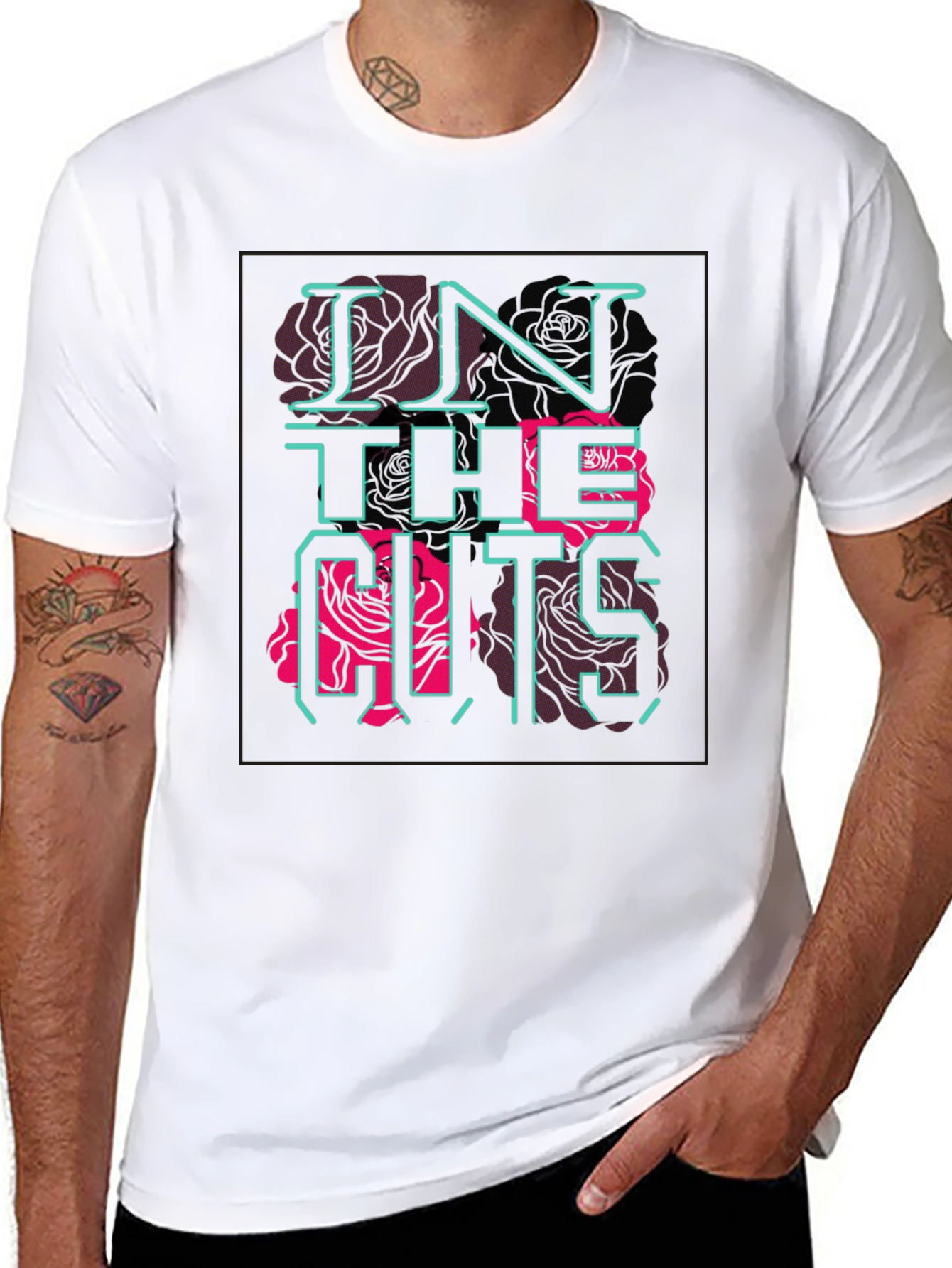 Black In The Cuts Graphic Tee - Black view 8