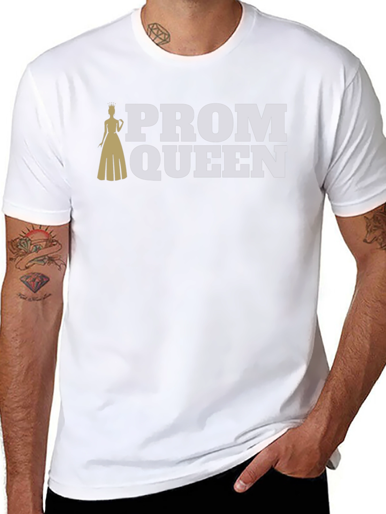 Black Prom Queen Graphic Tee - Black T-Shirt view 8