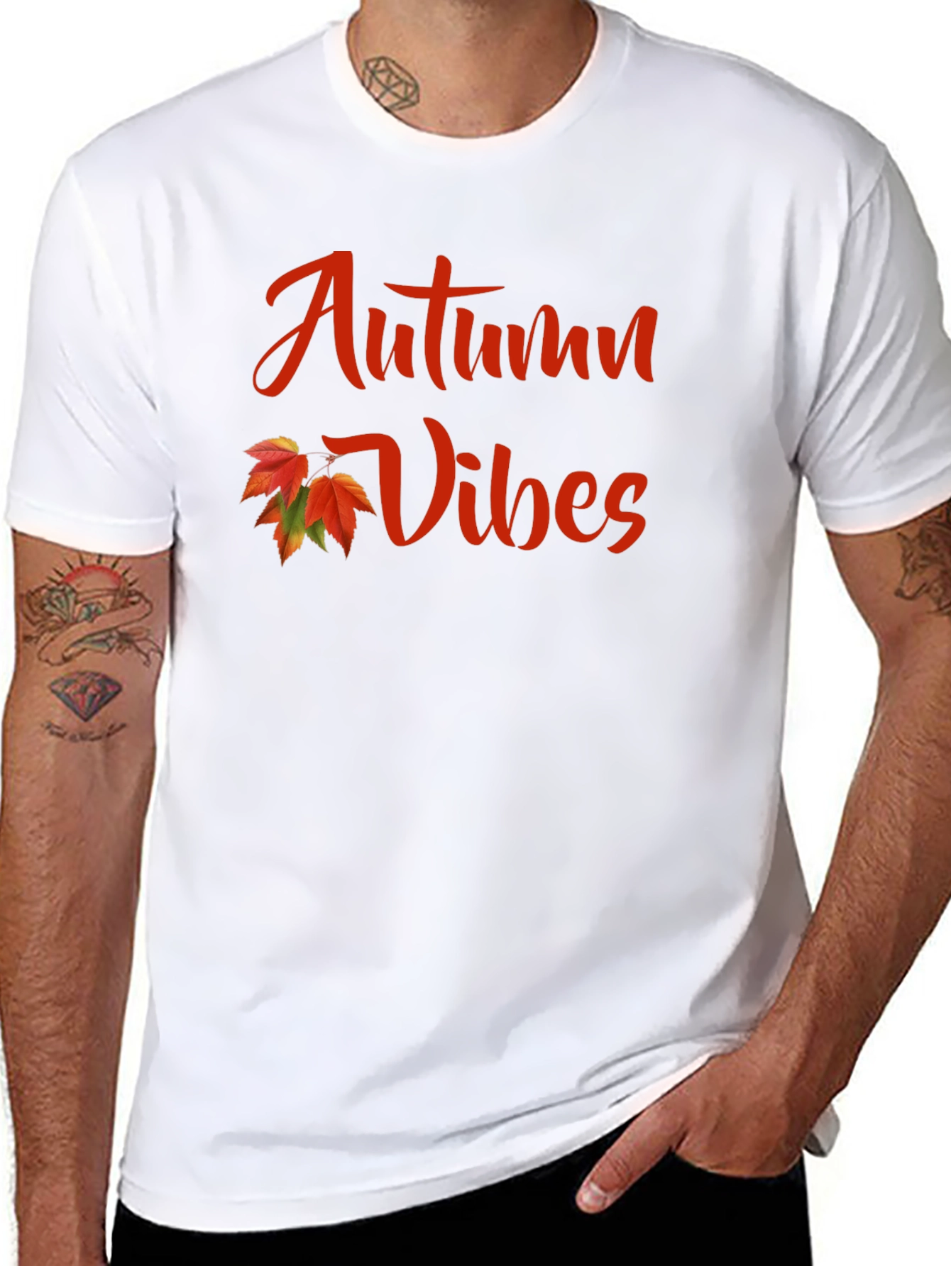 Black Autumn Vibes Graphic Tee - Stylish Fall Fashion view 8