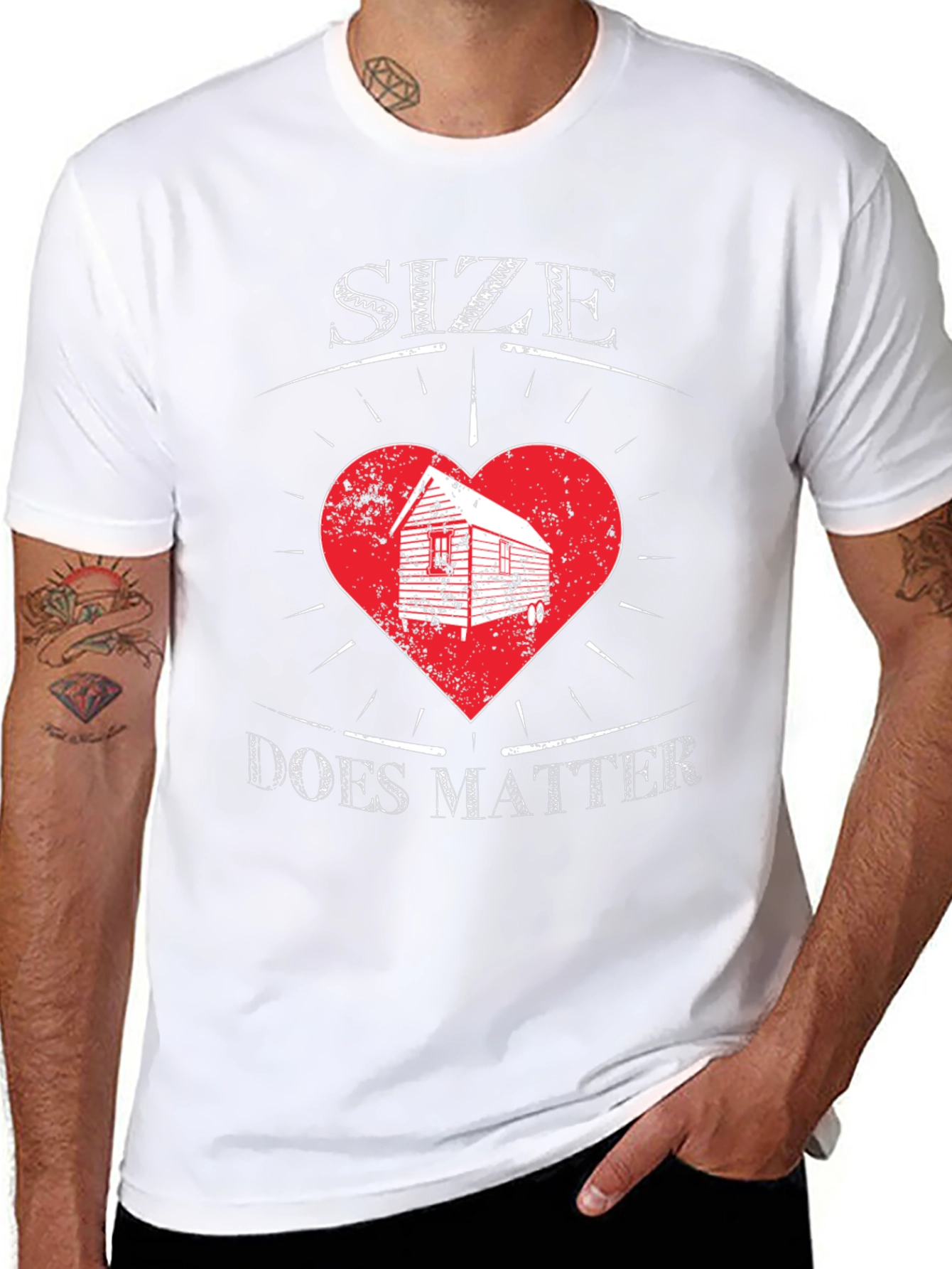 Black Size Does Matter T-Shirt view 8