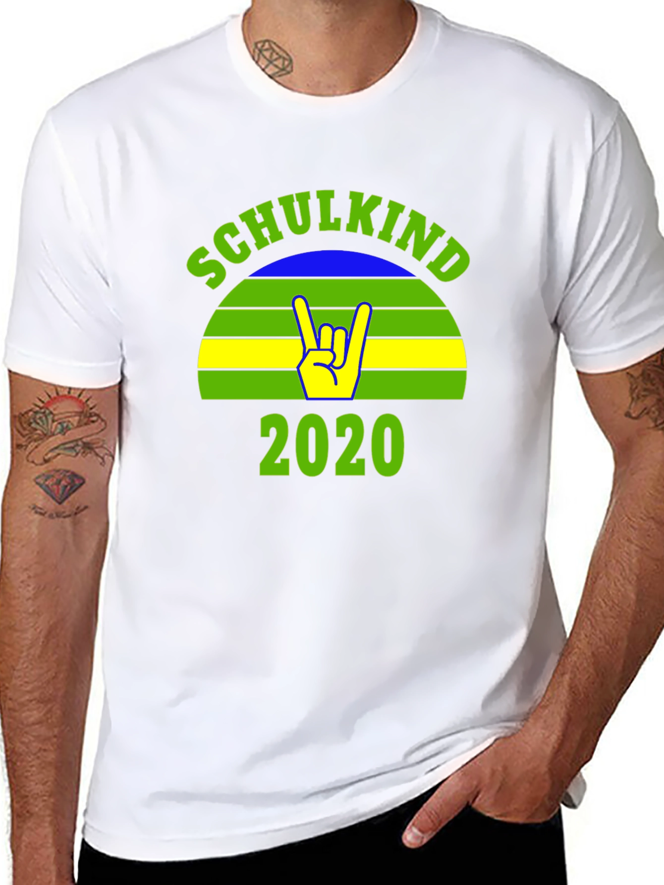 Black Schulkind 2020 Graphic T-Shirt view 8