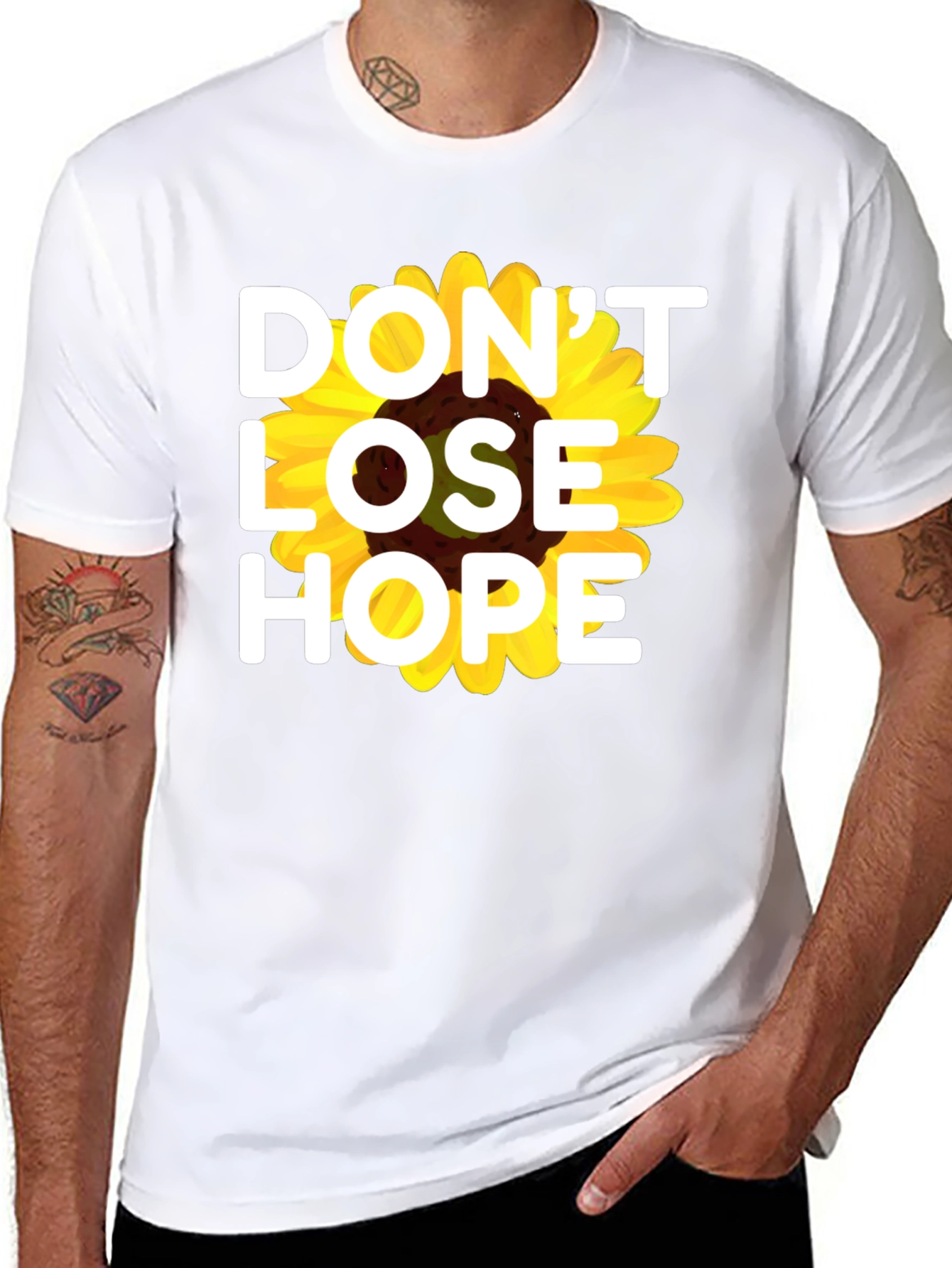 Black Don't Lose Hope Graphic Tee view 8