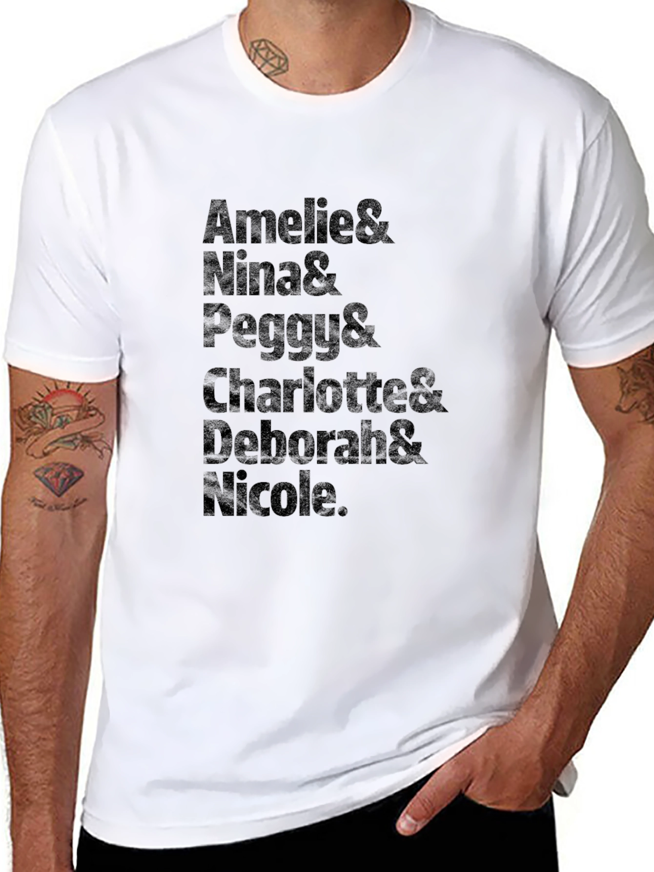 Black Amelie & Friends Black T-Shirt view 8