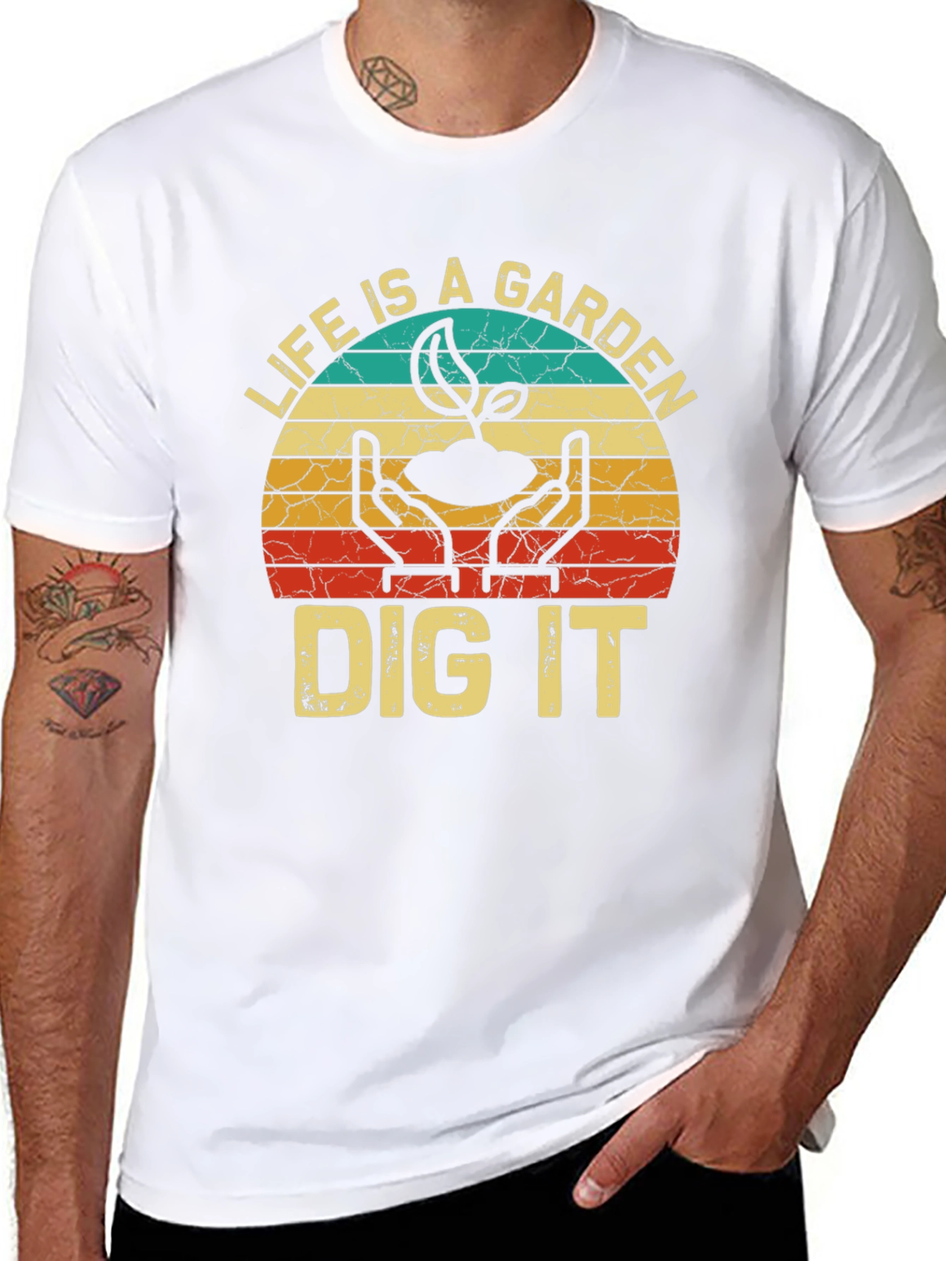 Black Life is a Garden Dig It T-Shirt view 8