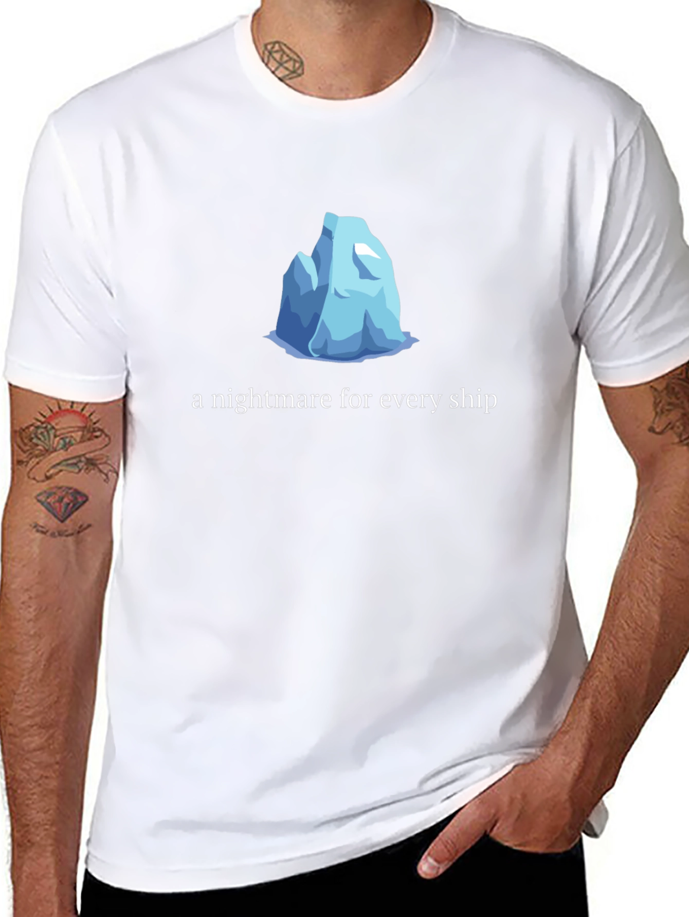 Black Iceberg Nightmare Graphic Tee view 8