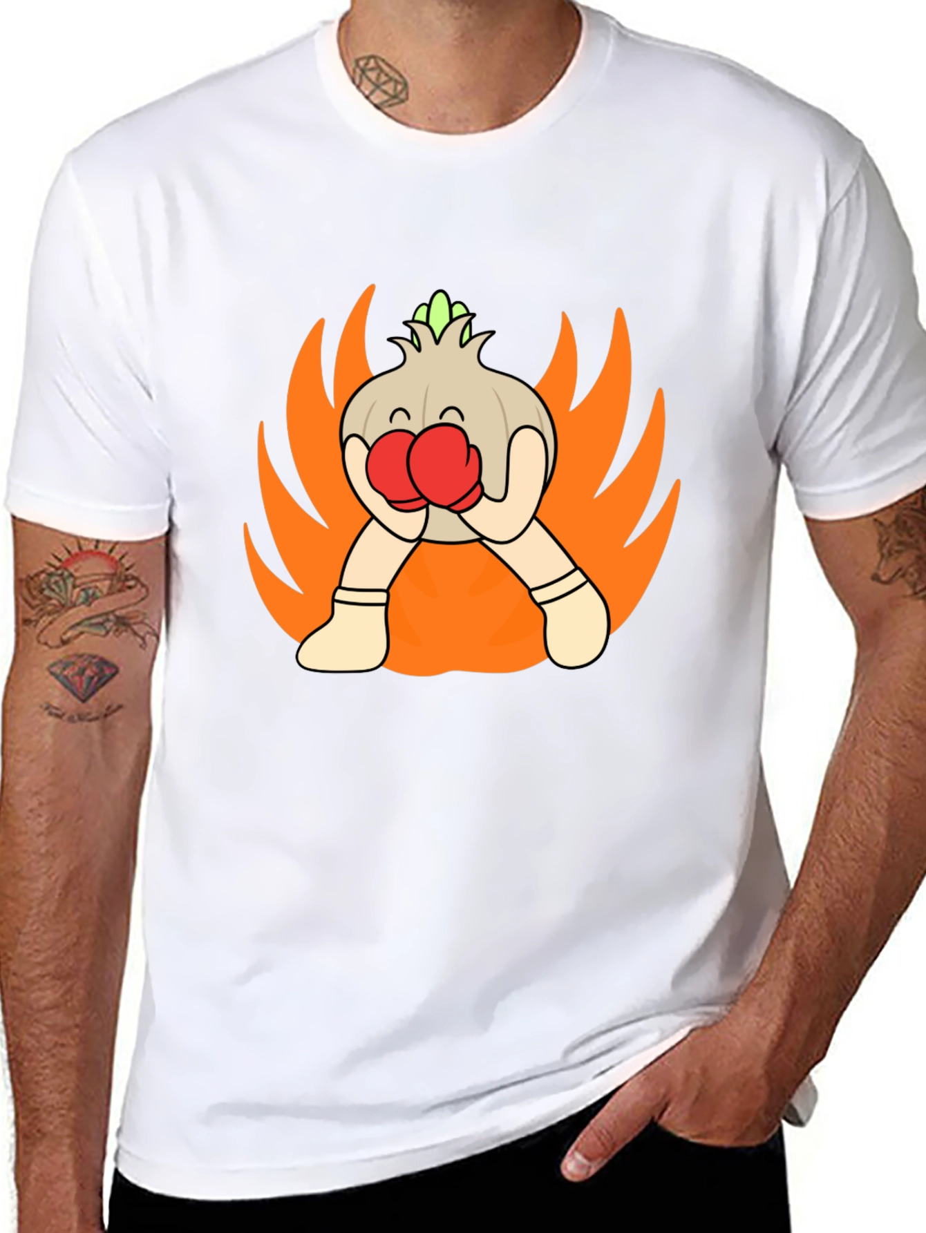 Black Boxing Onion Graphic Tee view 8