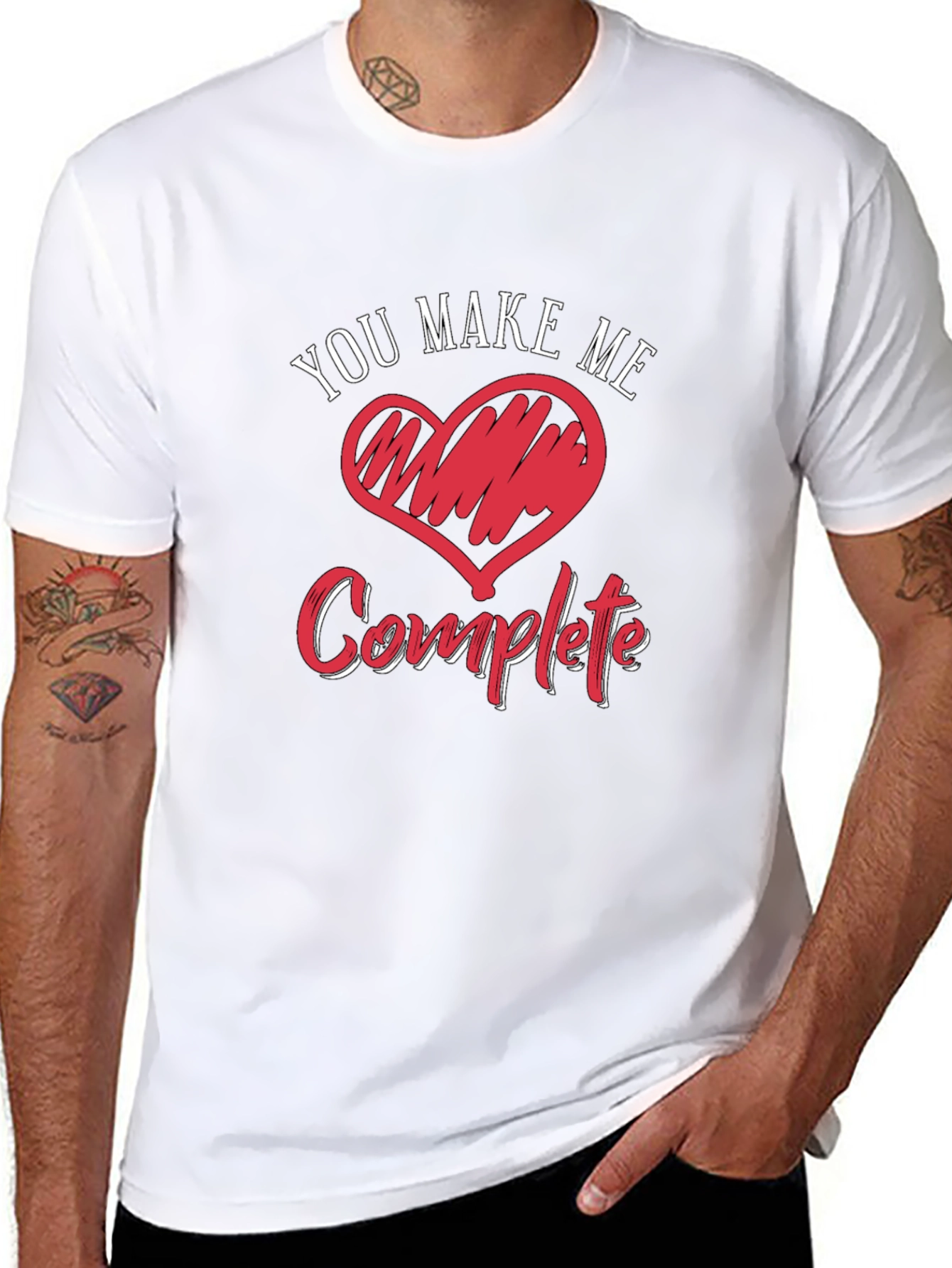 Black You Make Me Complete Graphic Tee view 8