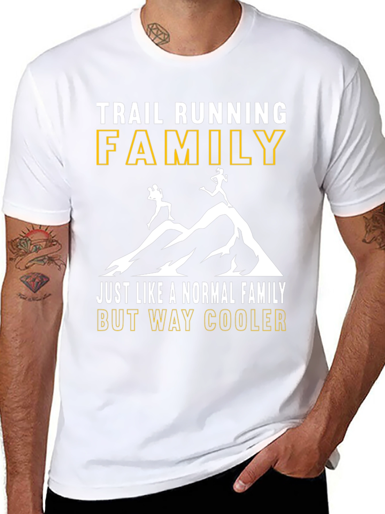Trail Running Family T-Shirt - Cool Runner Tee - 8