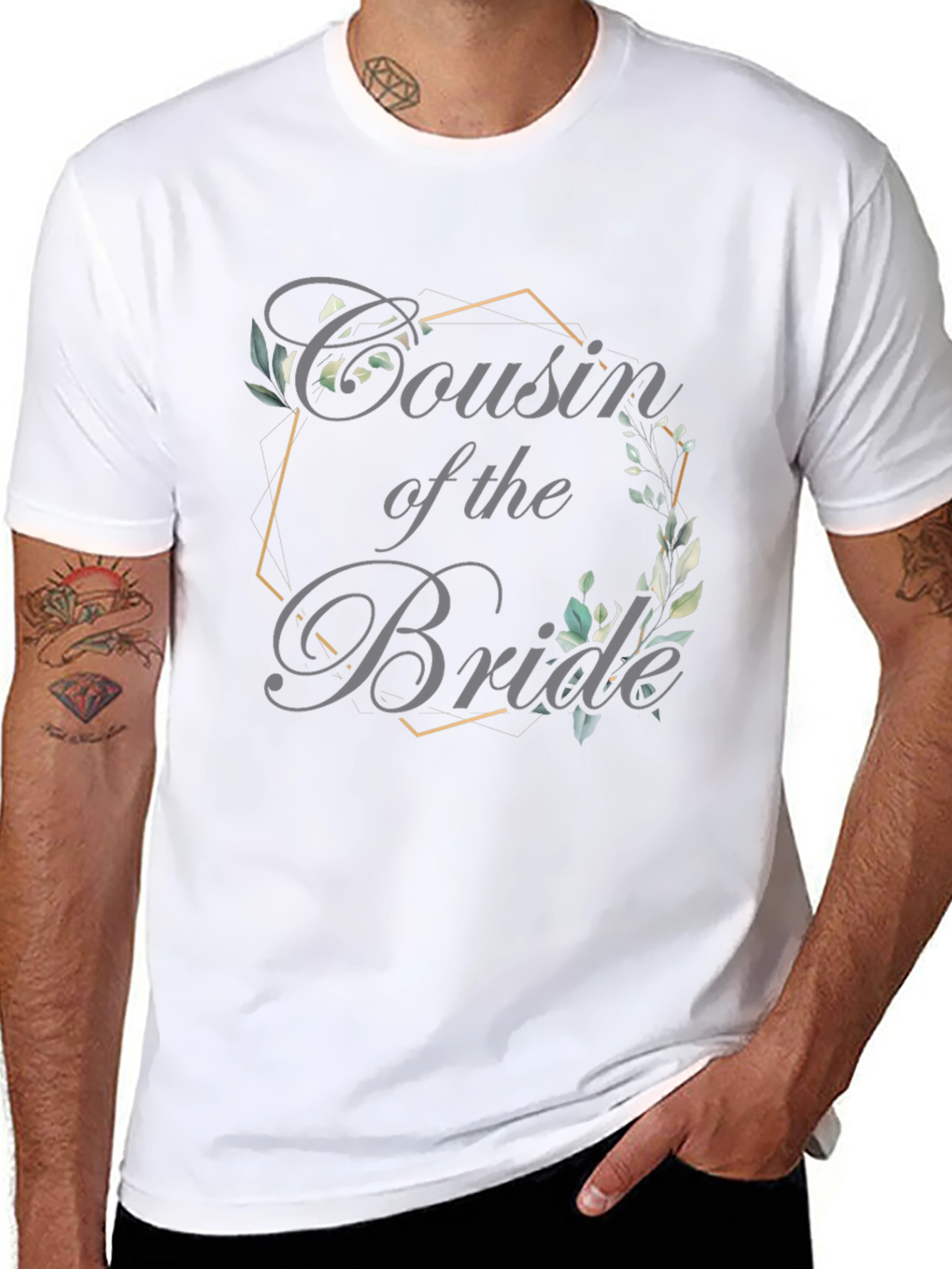 Cousin of the Bride Wedding T-Shirt - 8
