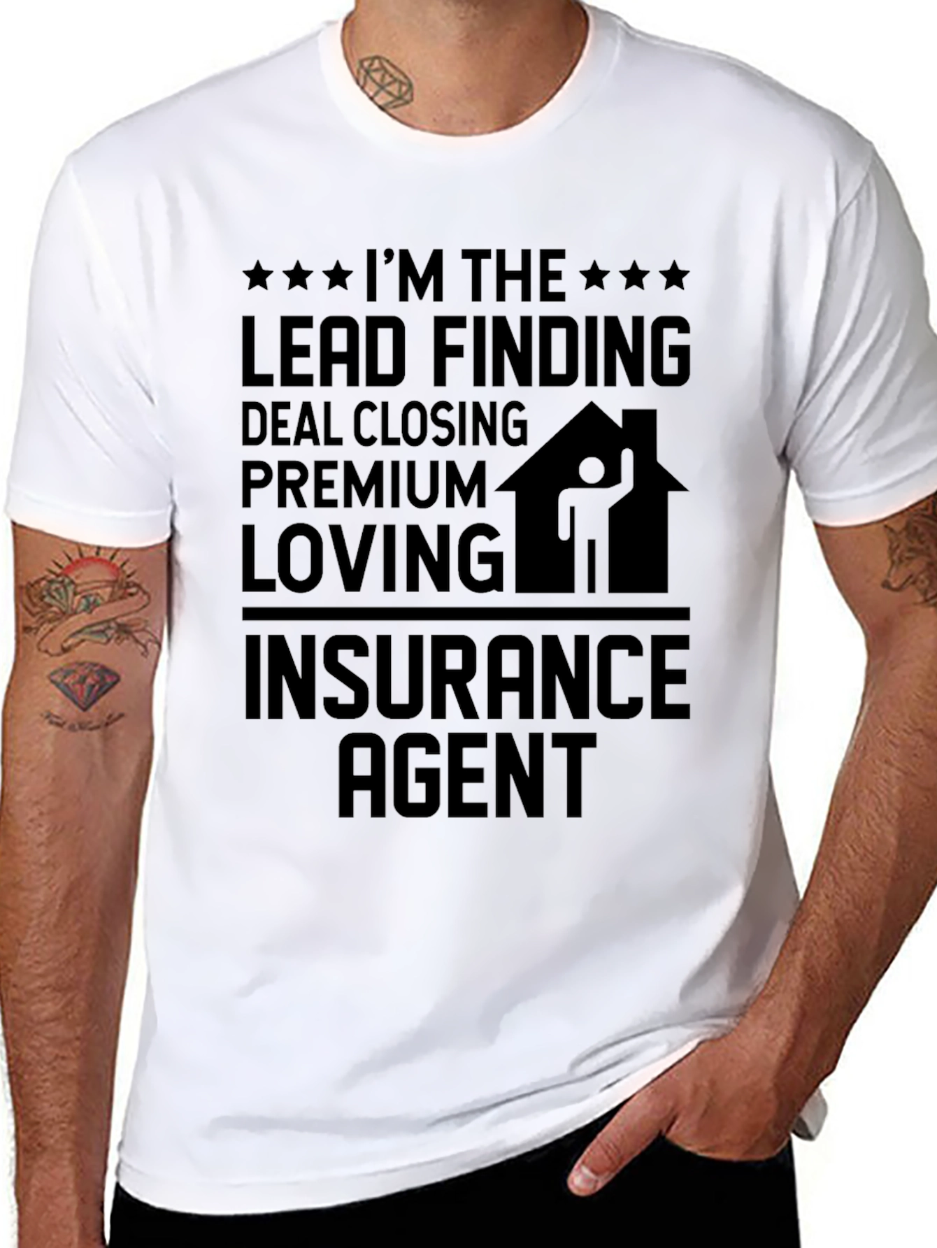 Insurance Agent Graphic T-Shirt - 8