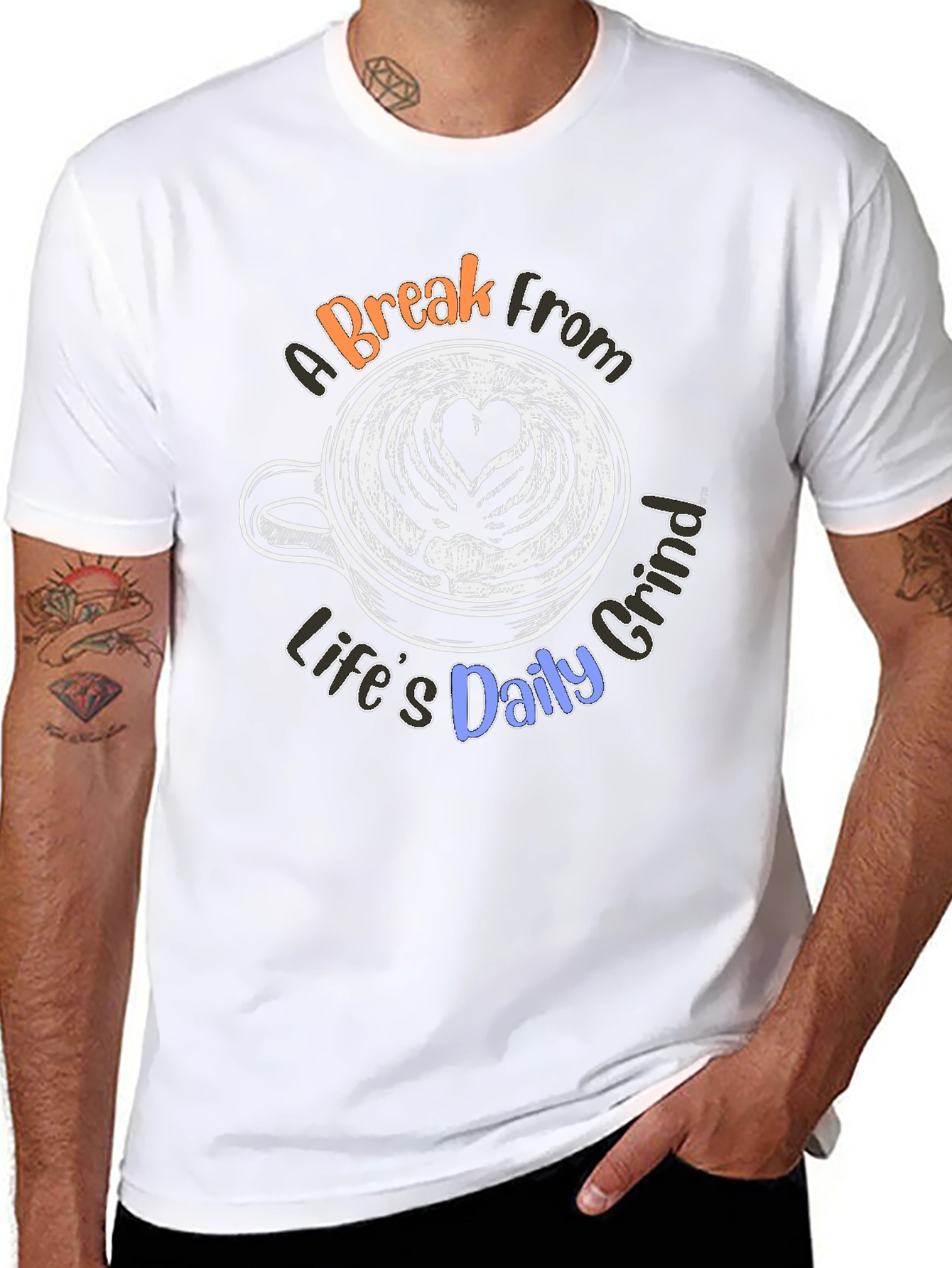 Coffee Break T-Shirt - Daily Grind Relax - 8
