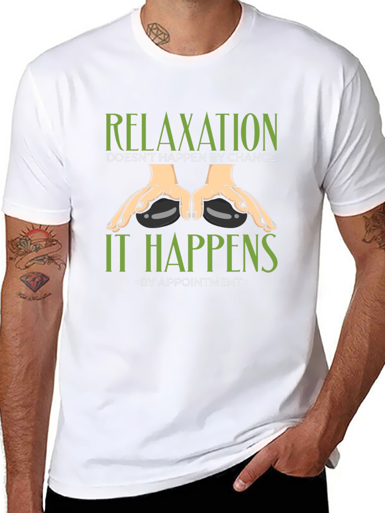 Relaxation Happens Tee - Massage Therapy Shirt - 8
