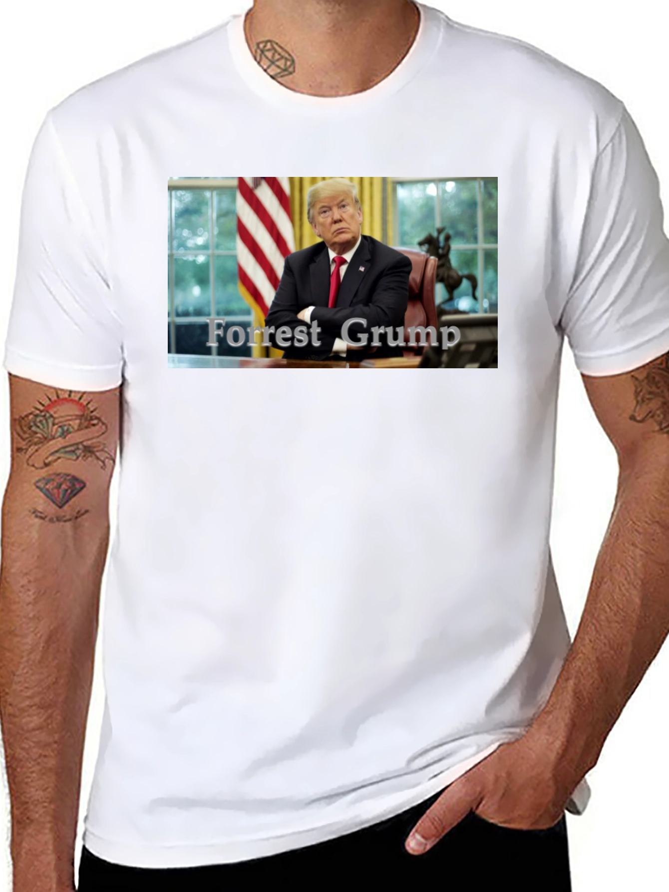 Black Forrest Grump T-Shirt - Political Humor Tee view 8