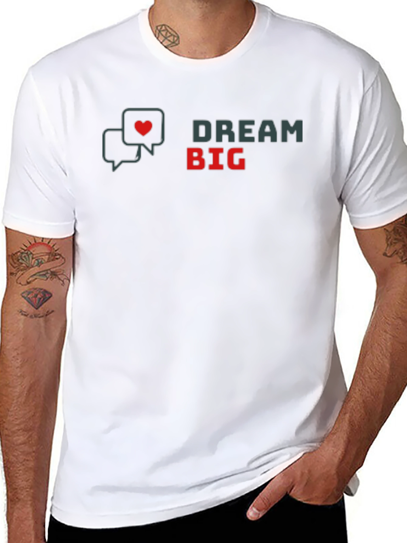 Black Dream Big Graphic Tee - Stylish Comfort view 8