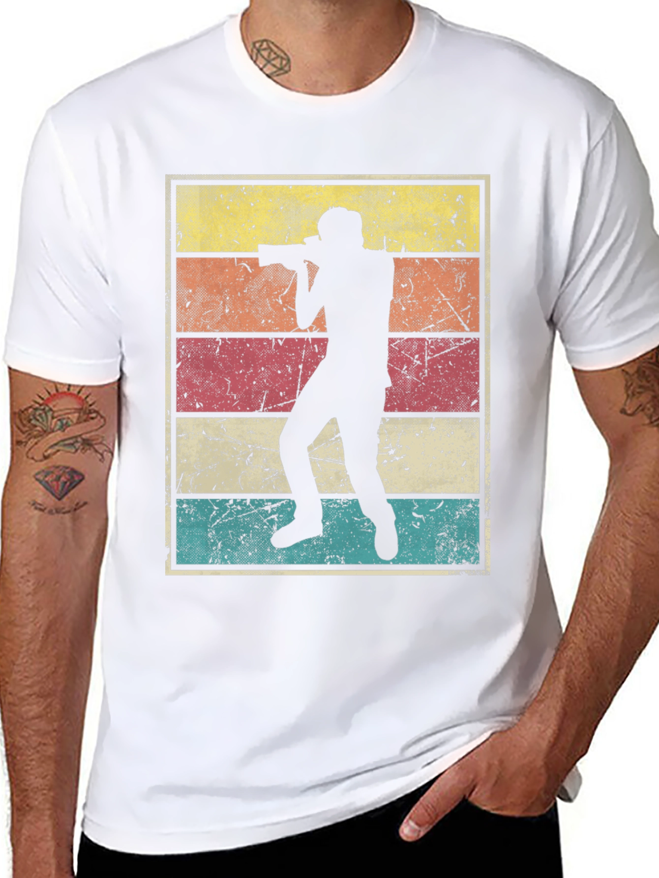 Retro Photographer Graphic Tee - Vintage Style Shirt - 8