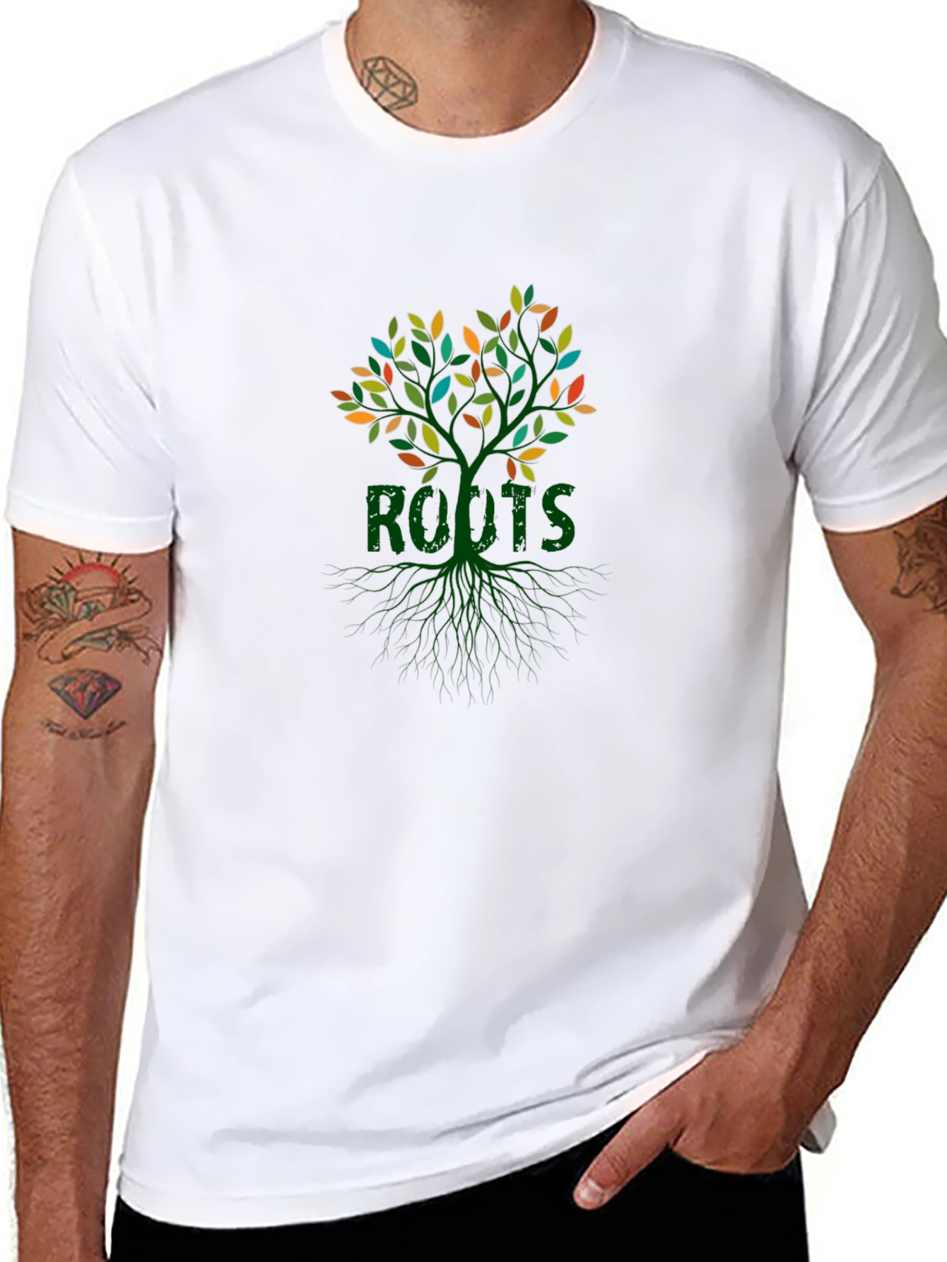 Roots Tree Graphic Tee - Stylish Nature Shirt - 8