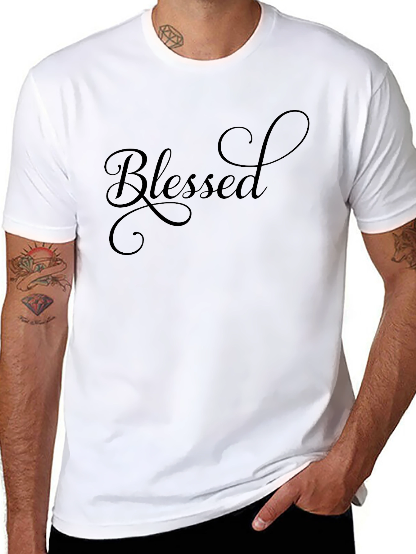Blessed Graphic Tee - Stylish Comfort - 8
