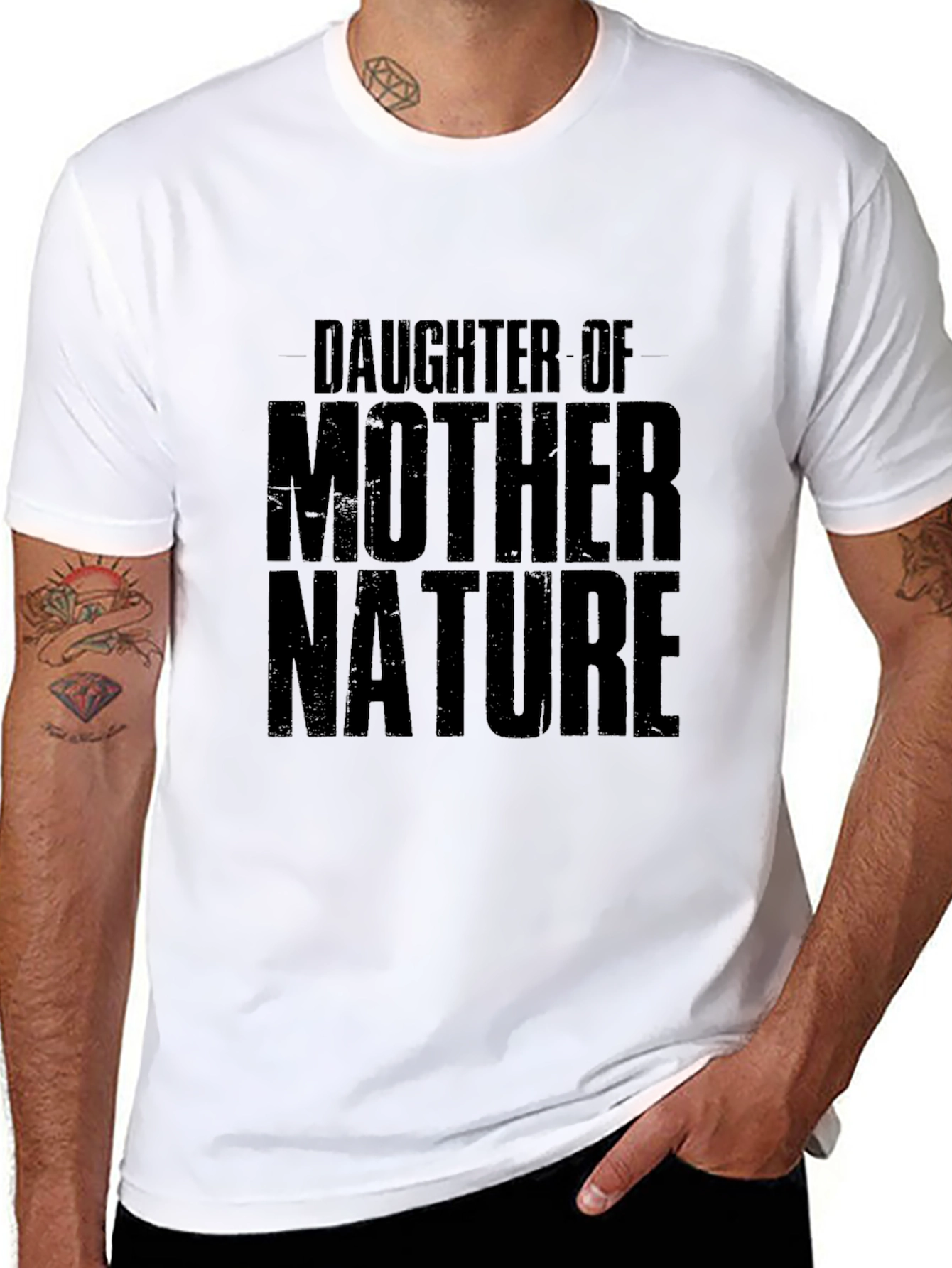 Daughter of Mother Nature Black T-Shirt - 8