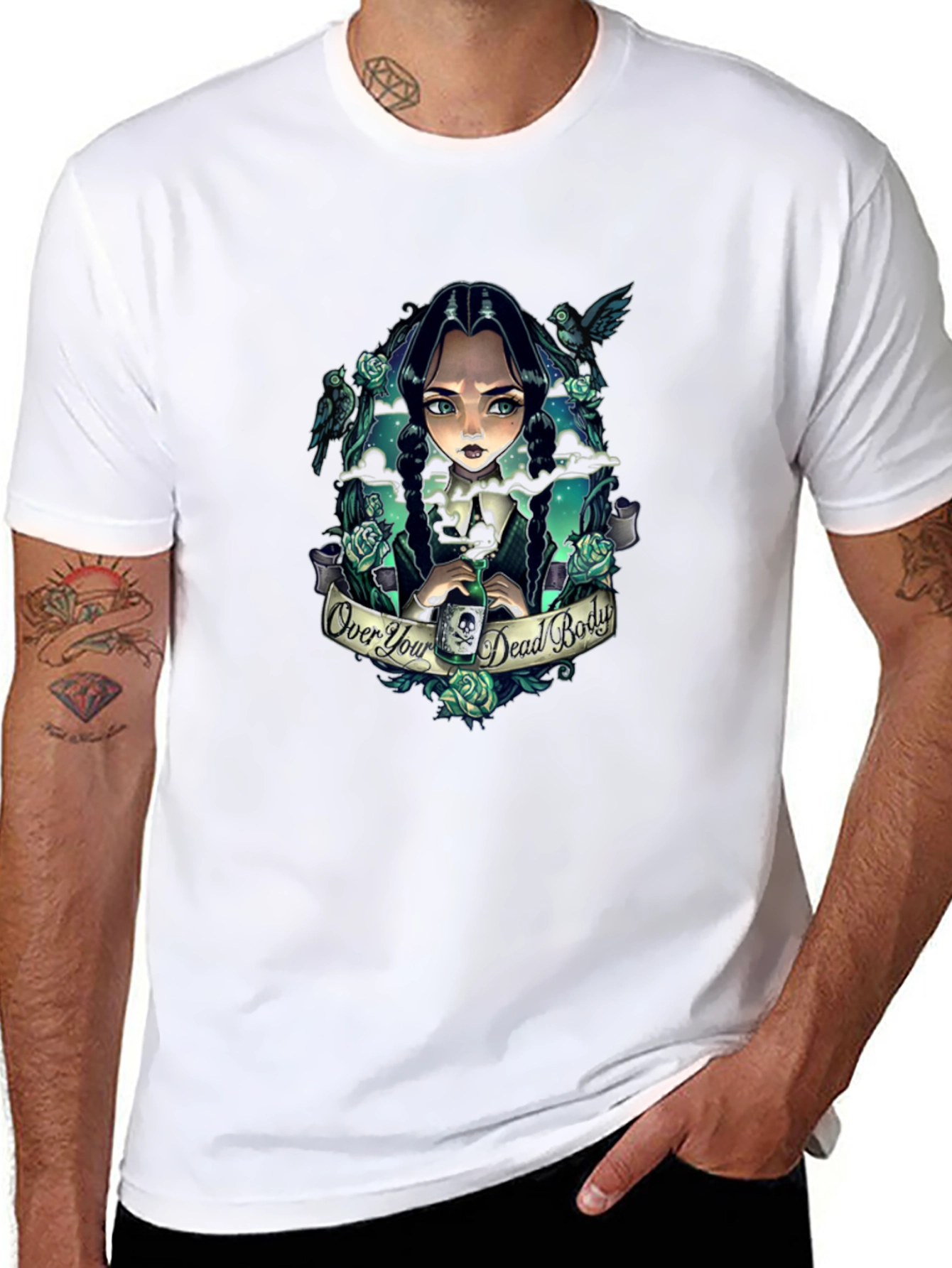 Black Wednesday Addams T-Shirt - Over Your Dead Body view 8