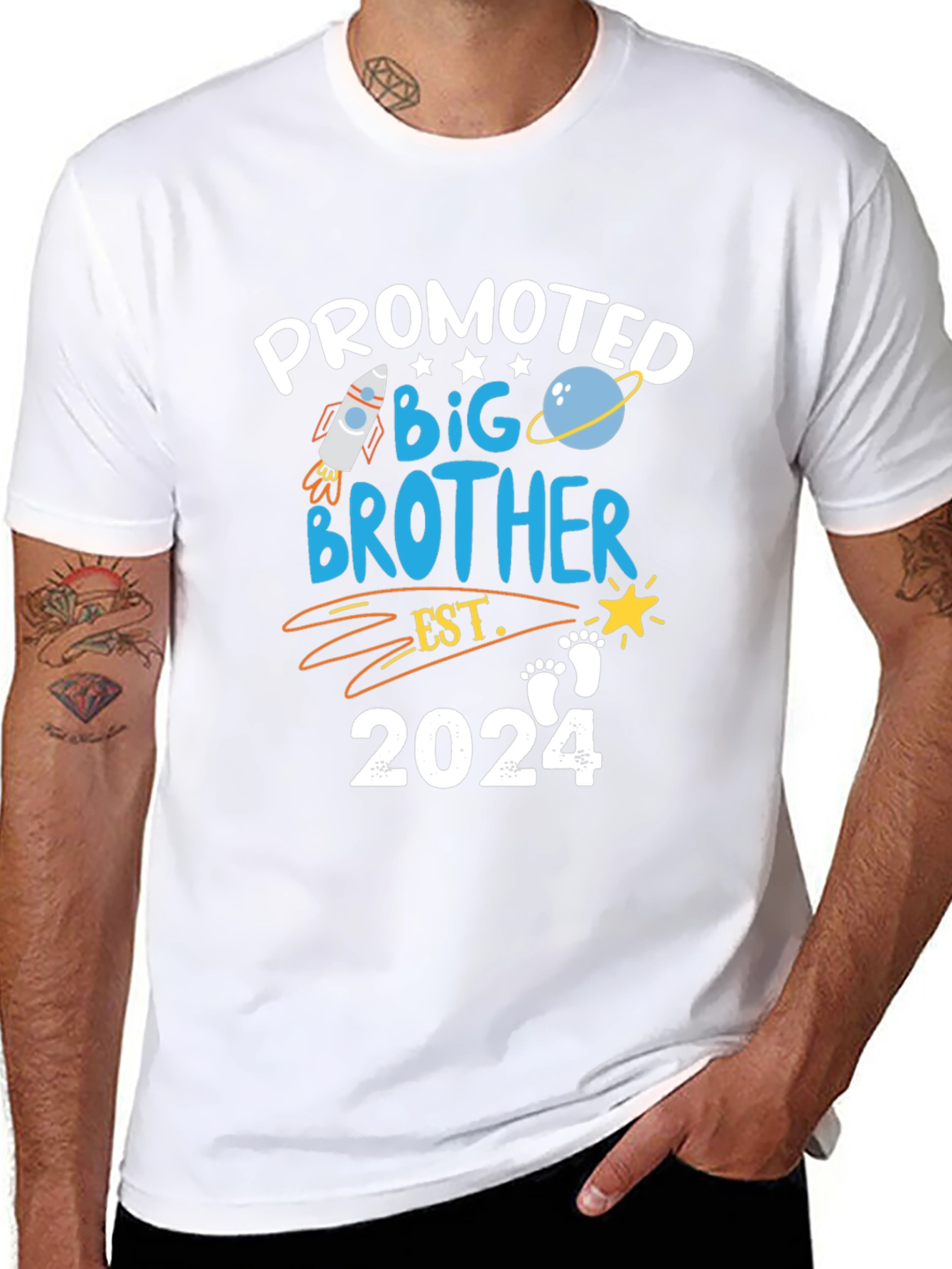Black Promoted to Big Brother 2024 T-Shirt view 8