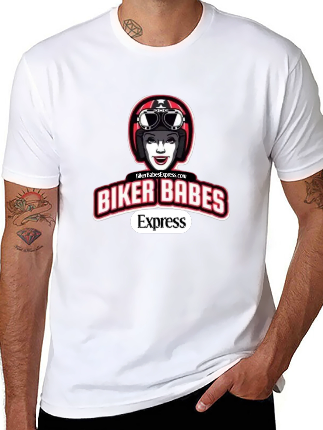 Black Biker Babes Express Black T-Shirt view 8
