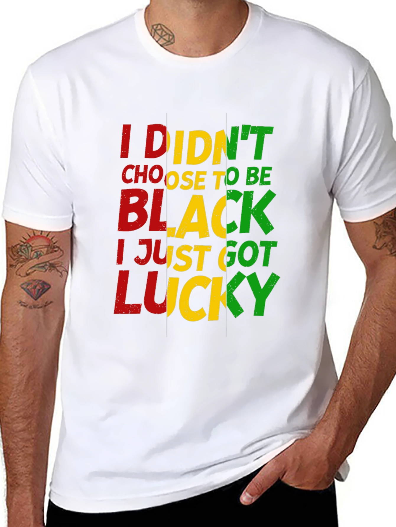 Black Lucky Black T-Shirt view 8