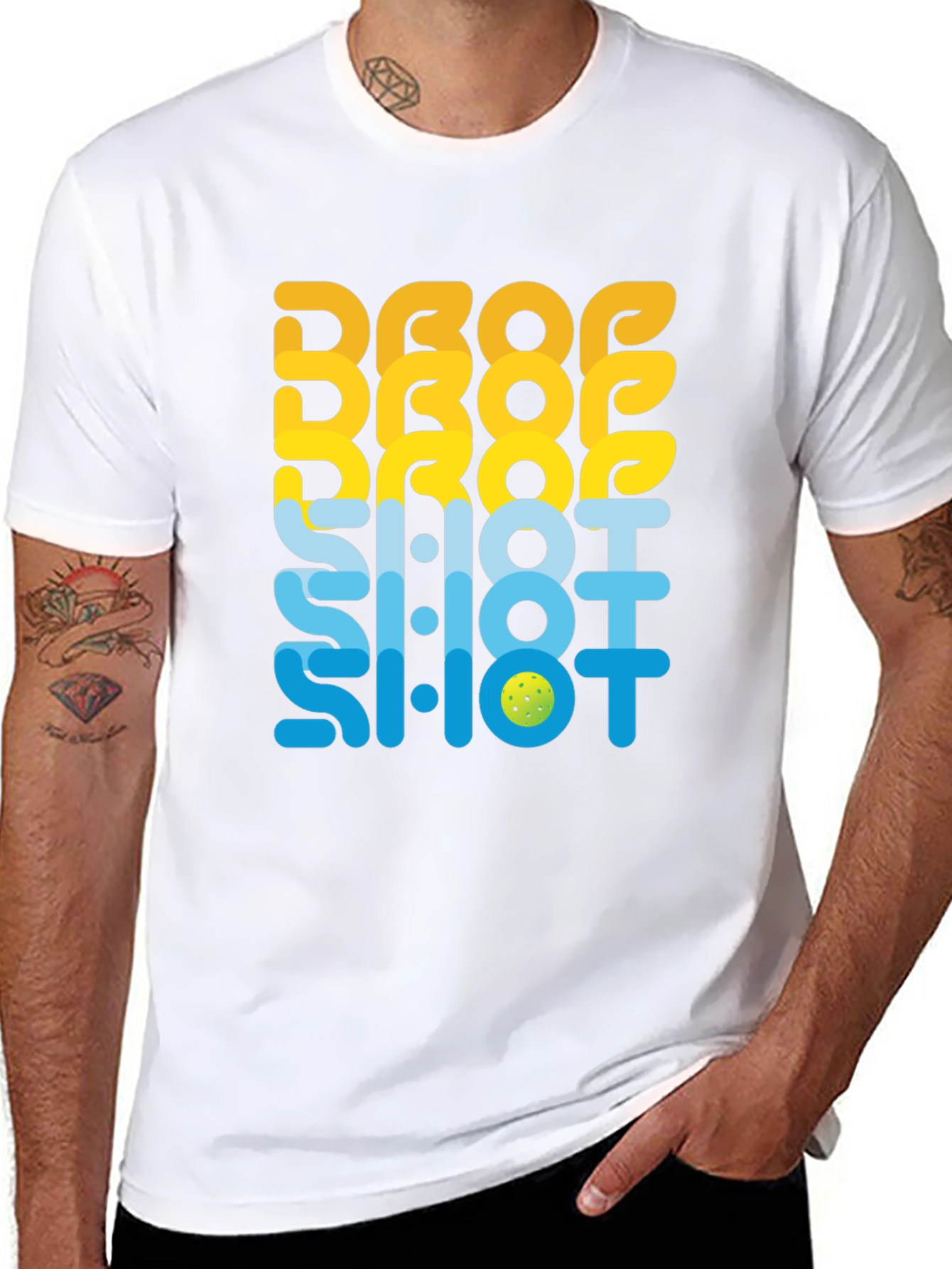 Drop Shot Pickleball T-Shirt - 8