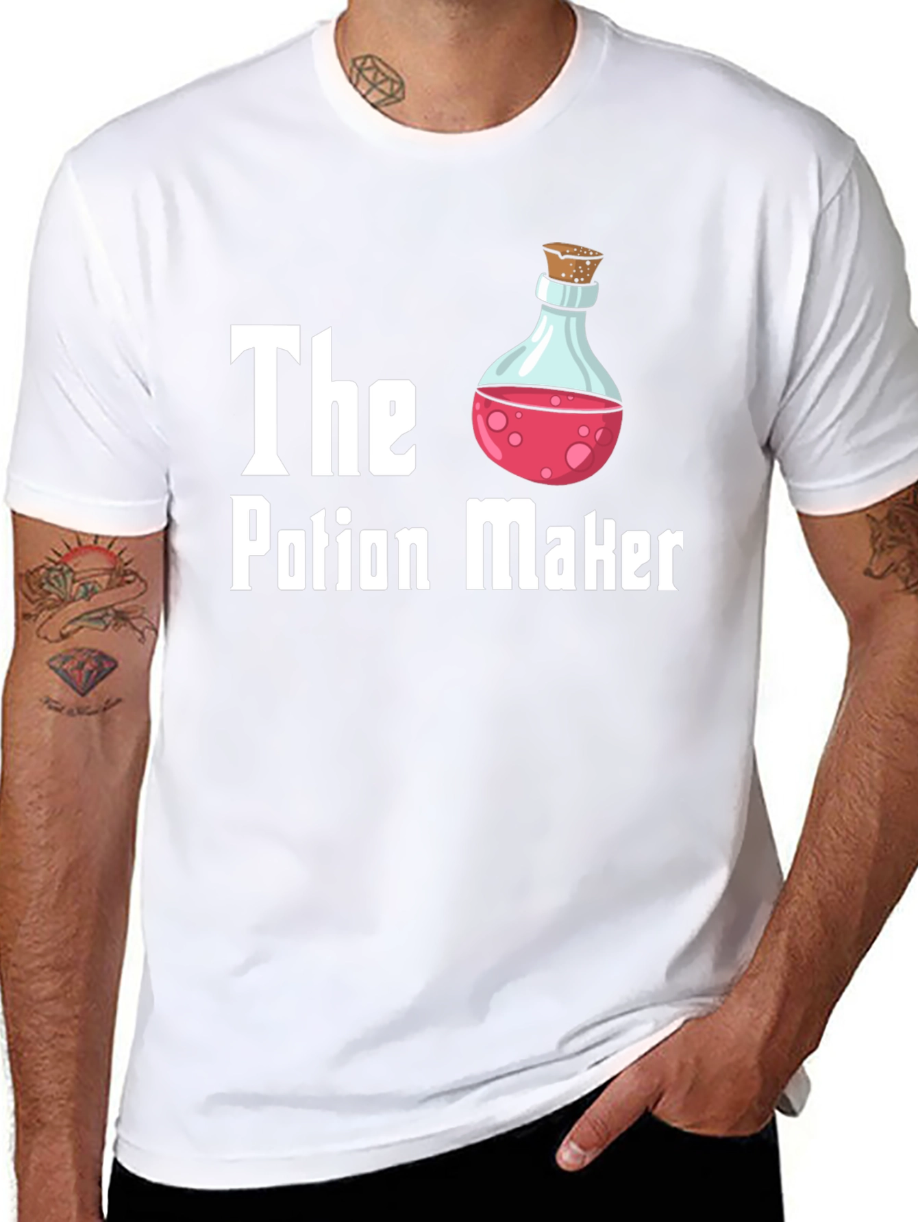Black The Potion Maker T-Shirt - Wizarding Brew view 8