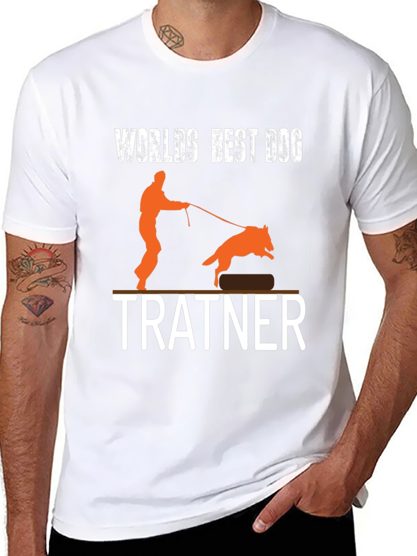 World's Best Dog Trainer Graphic T-Shirt - 8