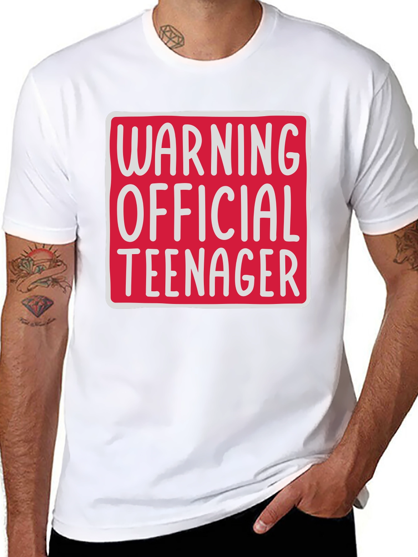 Warning Official Teenager T-Shirt - 8