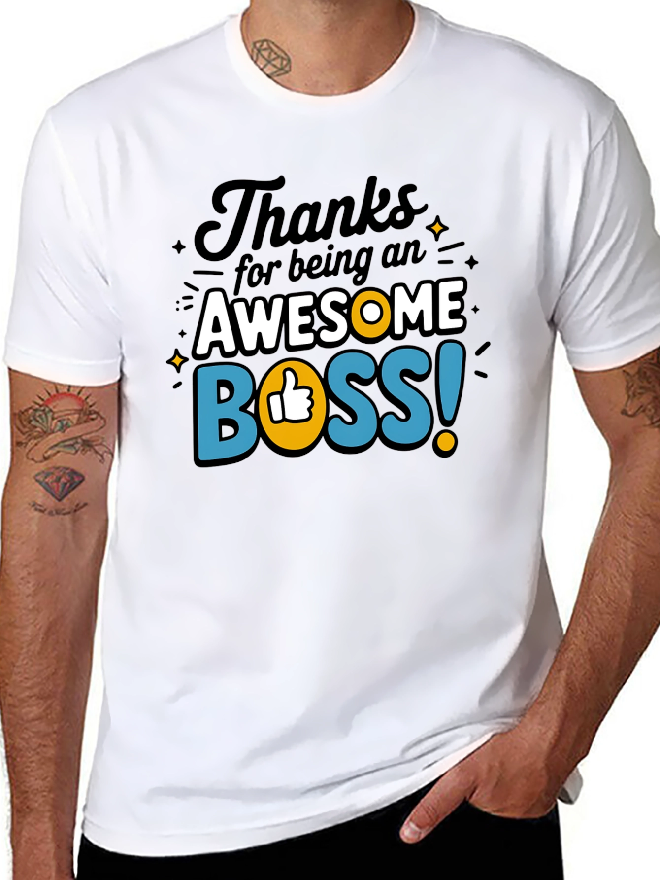 Black Awesome Boss T-Shirt - Perfect Gift Idea! view 8