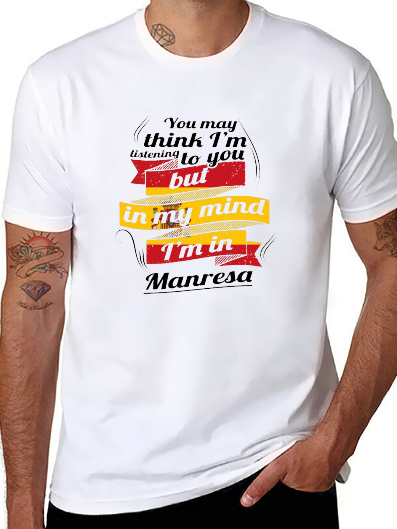 Manresa Mind T-Shirt - Funny Spain Travel Tee - 8