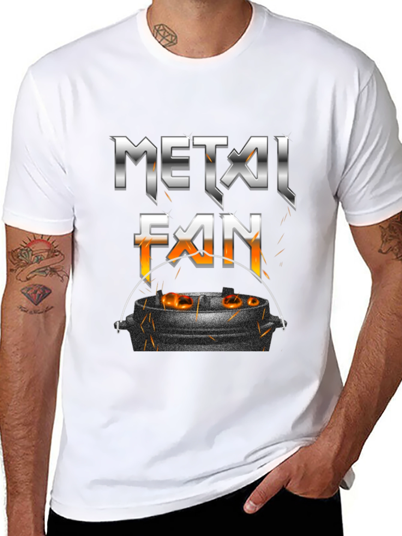 Metal Fan T-Shirt - Heavy Metal Music Lover Tee - 8