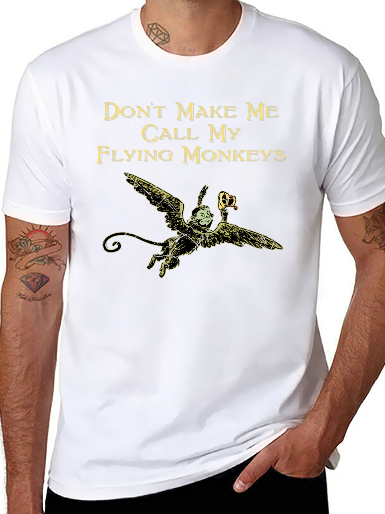 Black Flying Monkey T-Shirt - Wizard of Oz Inspired view 8