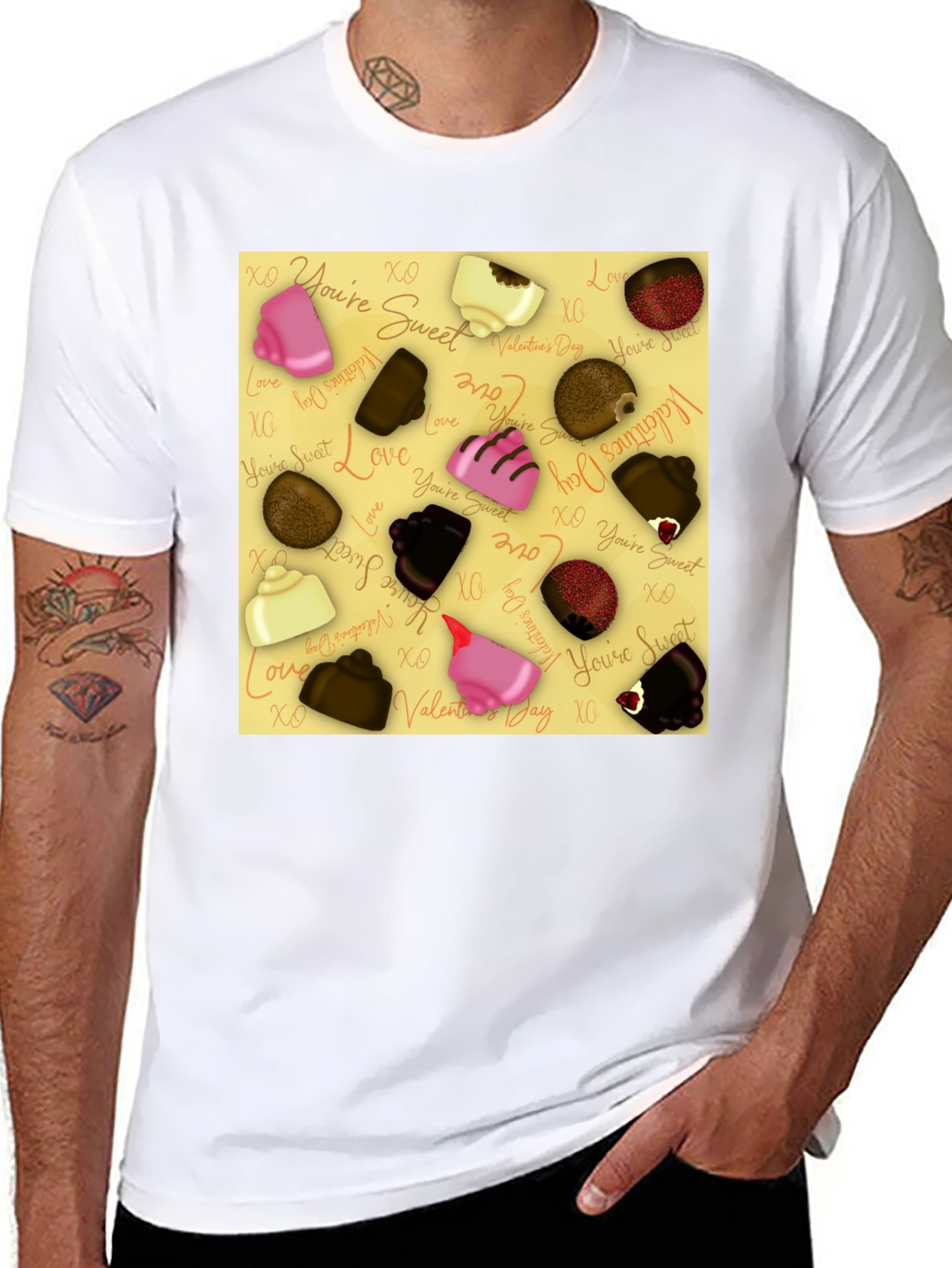 Black Sweet Treat T-Shirt: Chocolate Lover's Delight view 8