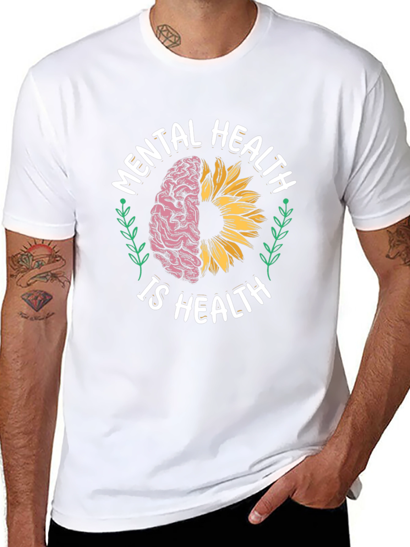 Black Mental Health Awareness Tee view 8