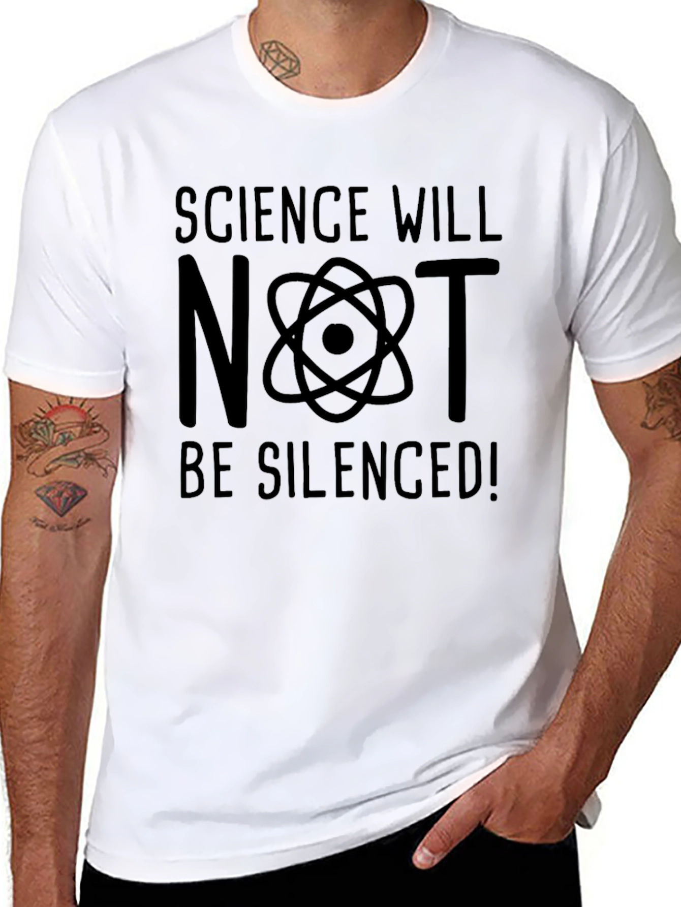 Science Will NOT Be Silenced! T-Shirt - 8
