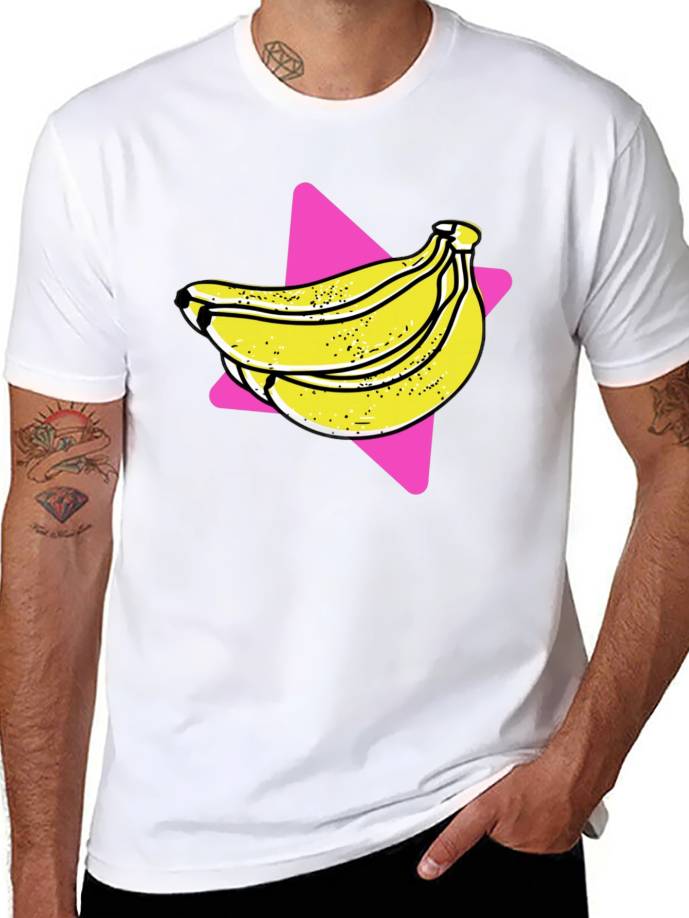 Black Banana Graphic Tee - Retro Style view 8
