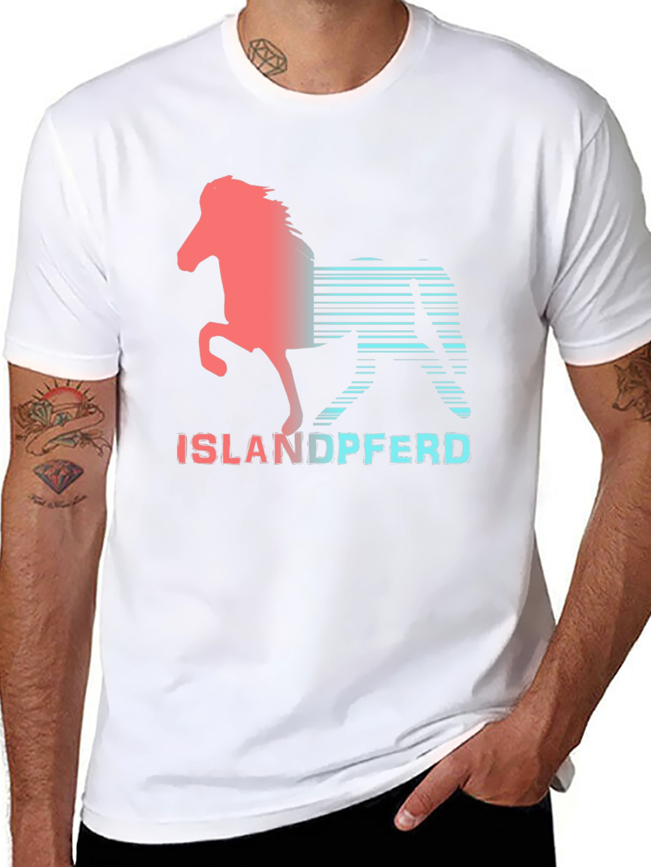 Islandpferd Horse Graphic T-Shirt - Icelandic Horse Tee - 8