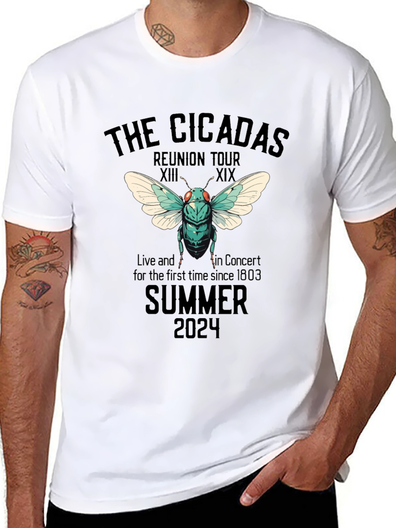 The Cicadas Reunion Tour 2024 T-Shirt - 8